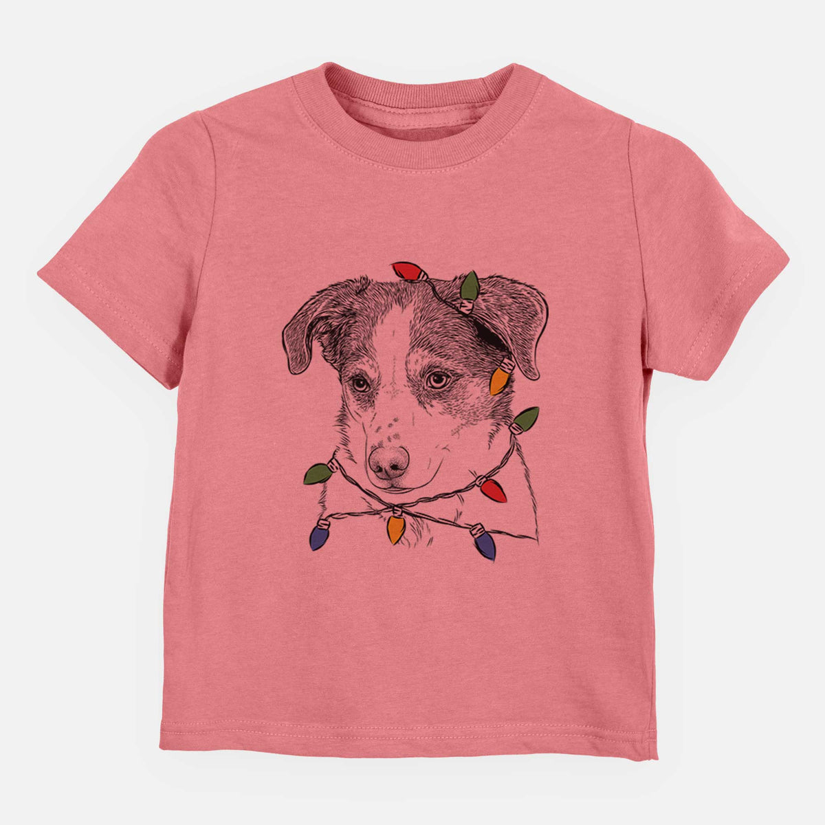 Christmas Lights Coco the Beagle Mix - Kids/Youth/Toddler Shirt