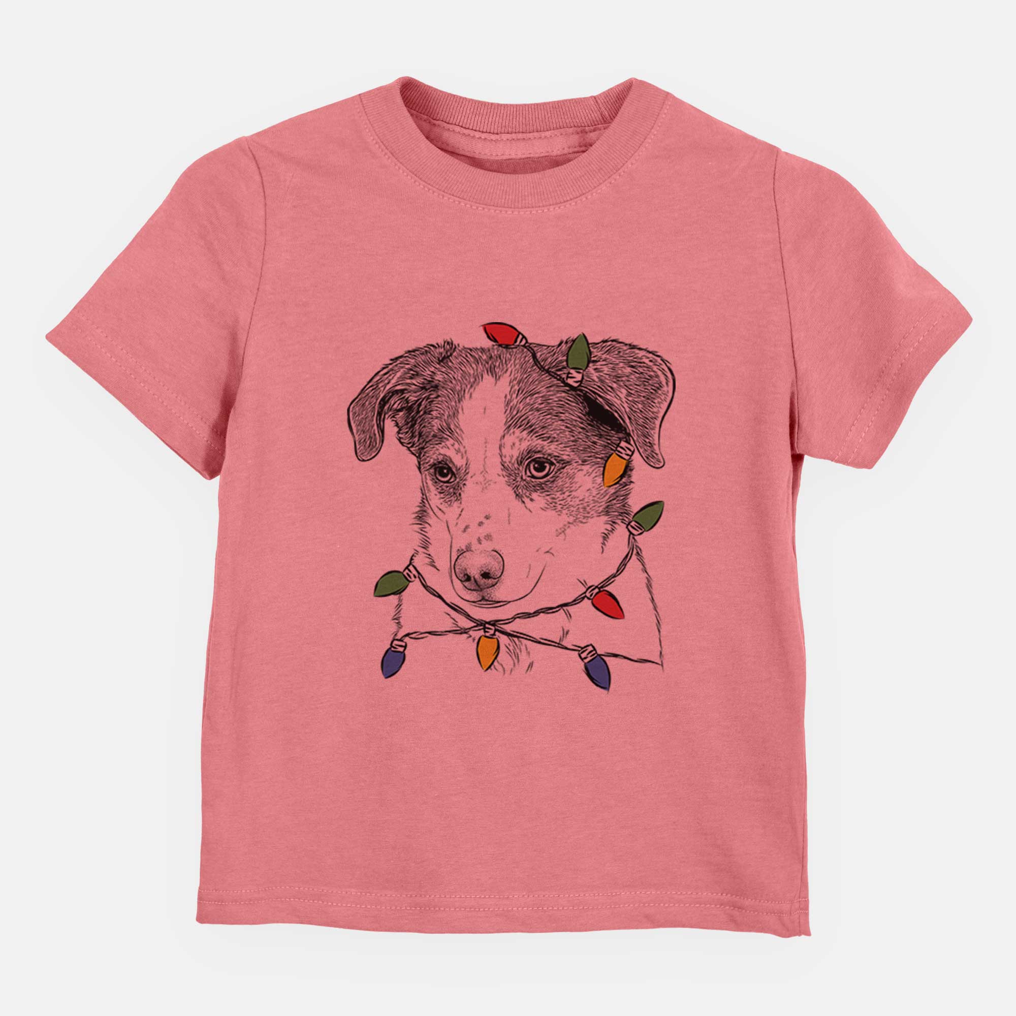 Christmas Lights Coco the Beagle Mix - Kids/Youth/Toddler Shirt