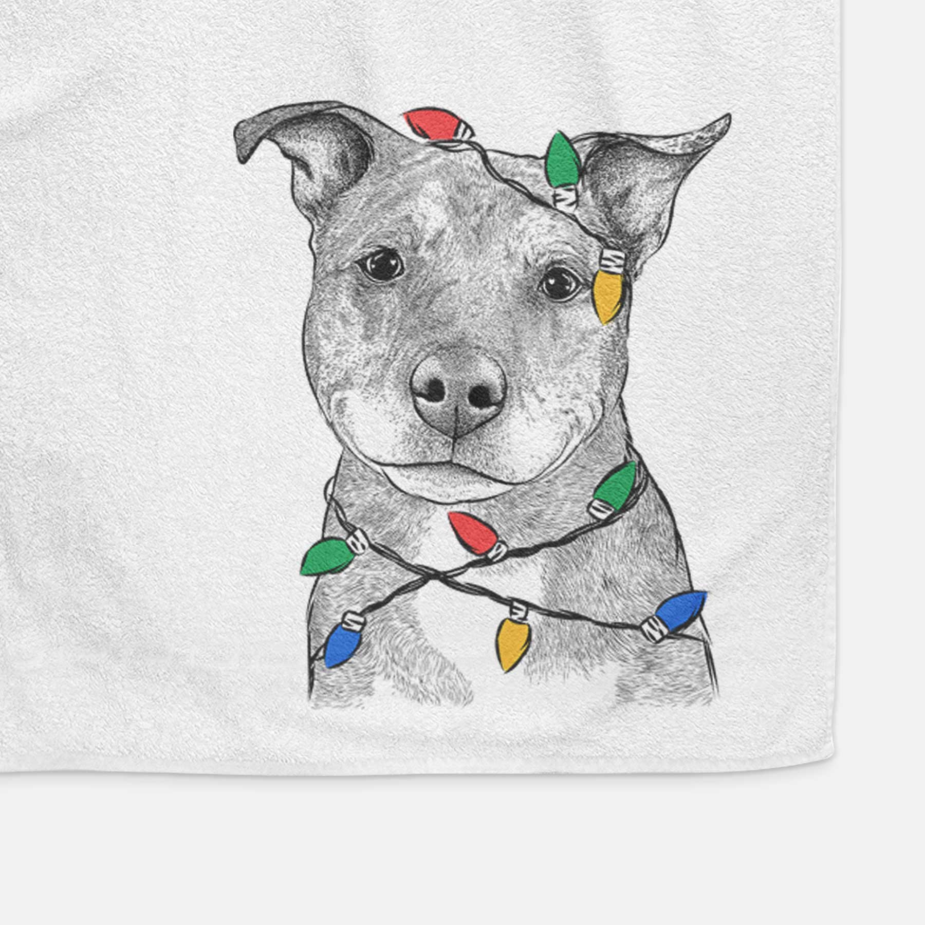 Cody the Catahoula Mix Decorative Hand Towel