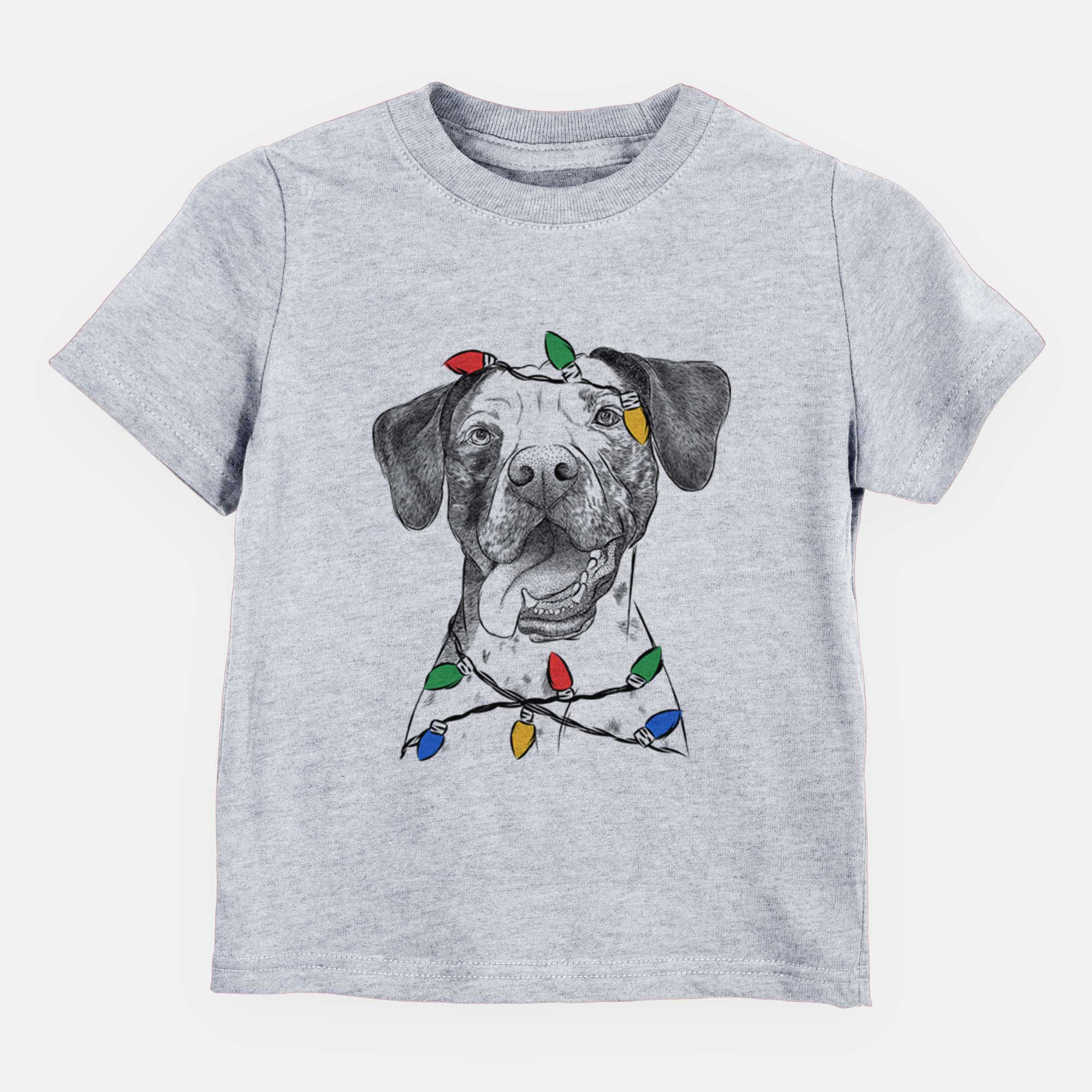 Christmas Lights Cola the Catahoula - Kids/Youth/Toddler Shirt