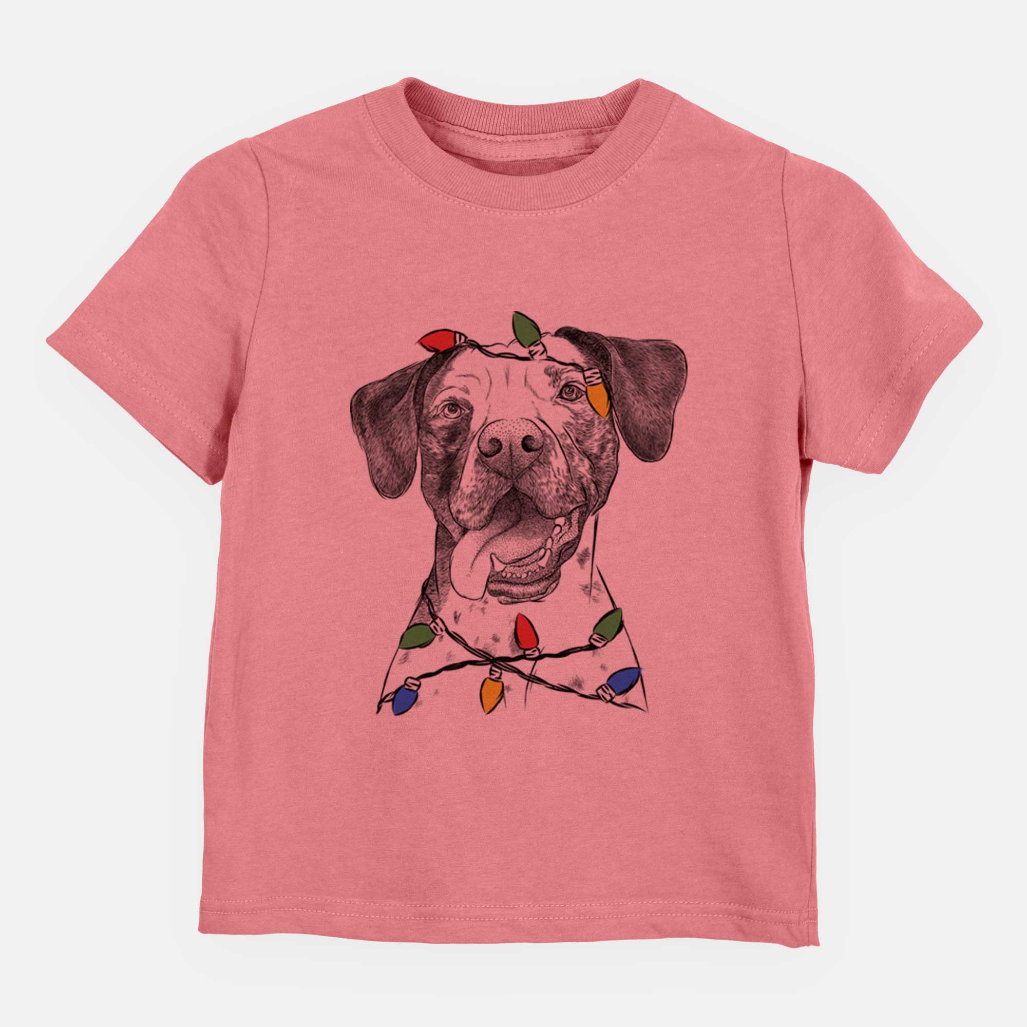 Christmas Lights Cola the Catahoula - Kids/Youth/Toddler Shirt