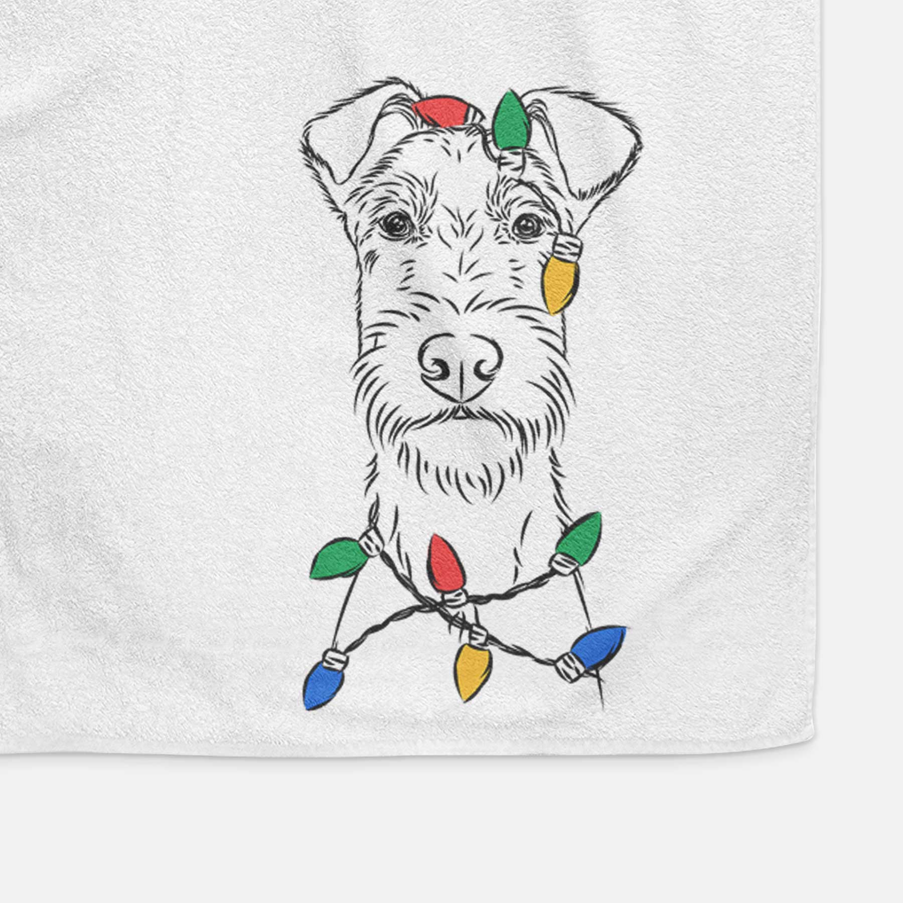 Connor the Irish Terrier Decorative Hand Towel