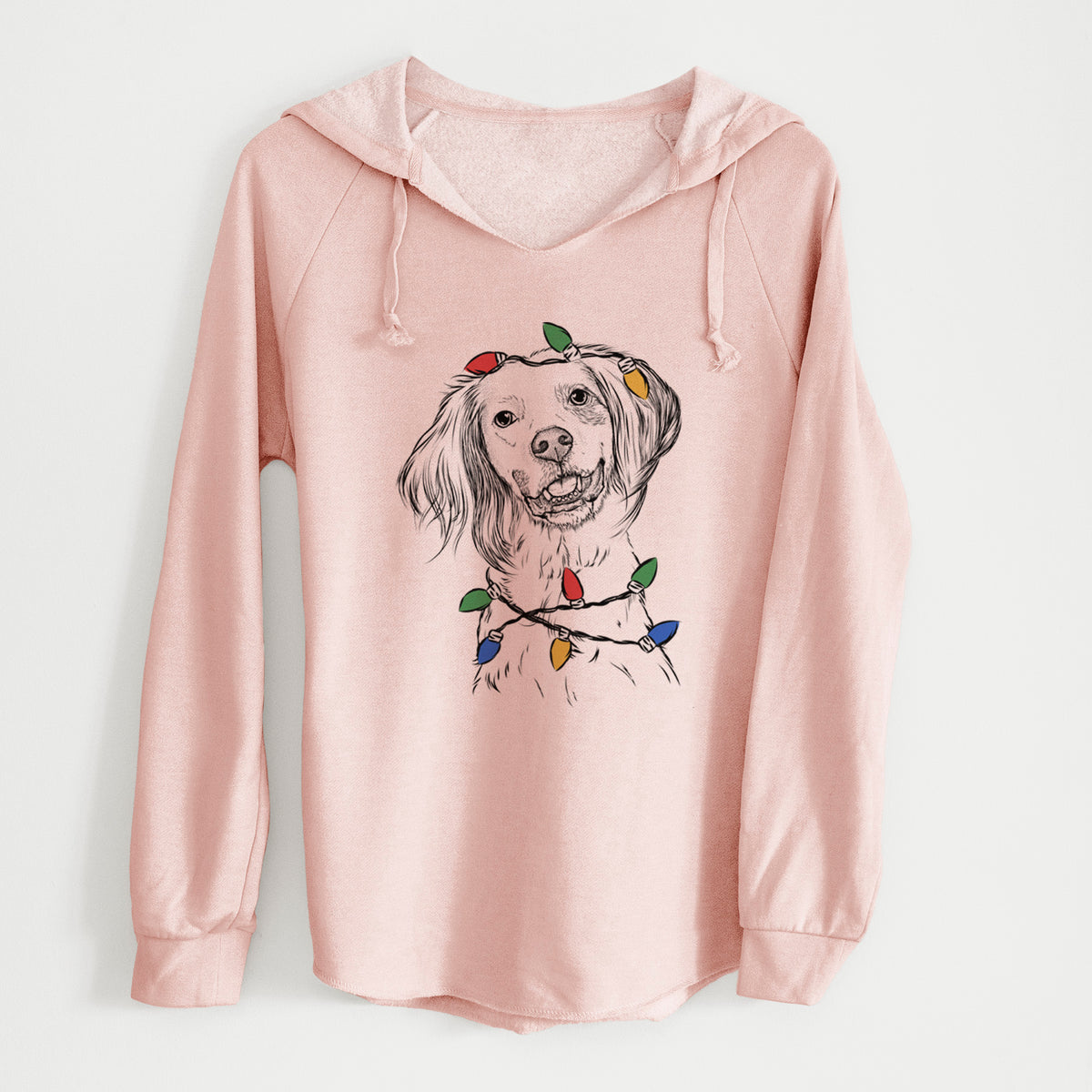 Christmas Lights Cooper the English Setter - Cali Wave Hooded Sweatshirt