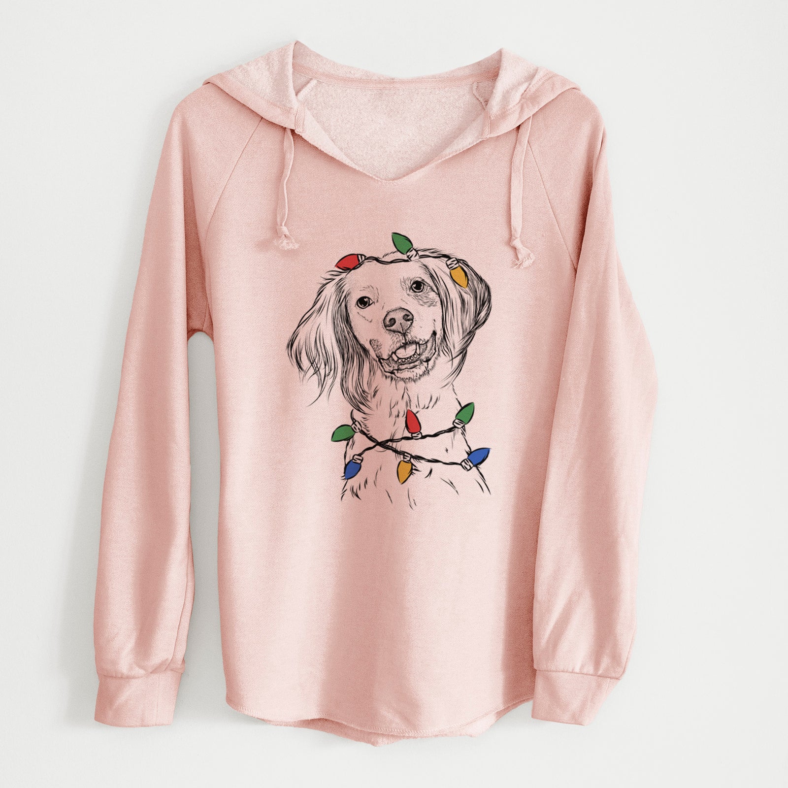 Christmas Lights Cooper the English Setter - Cali Wave Hooded Sweatshirt