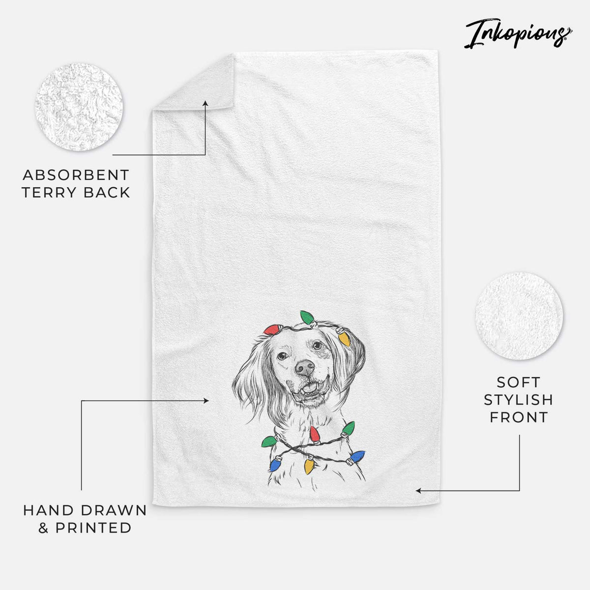 Cooper the English Setter Decorative Hand Towel