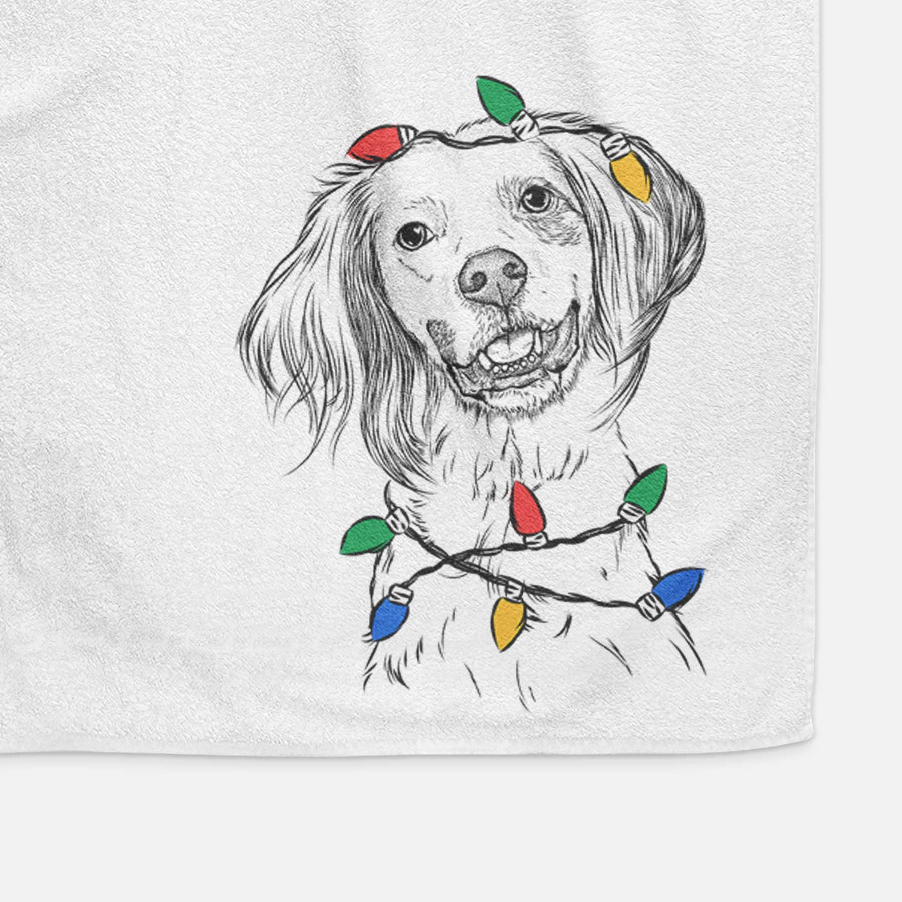 Cooper the English Setter Decorative Hand Towel