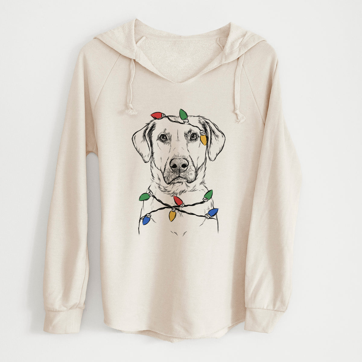 Christmas Lights Cooper Griffin the Mixed Breed - Cali Wave Hooded Sweatshirt