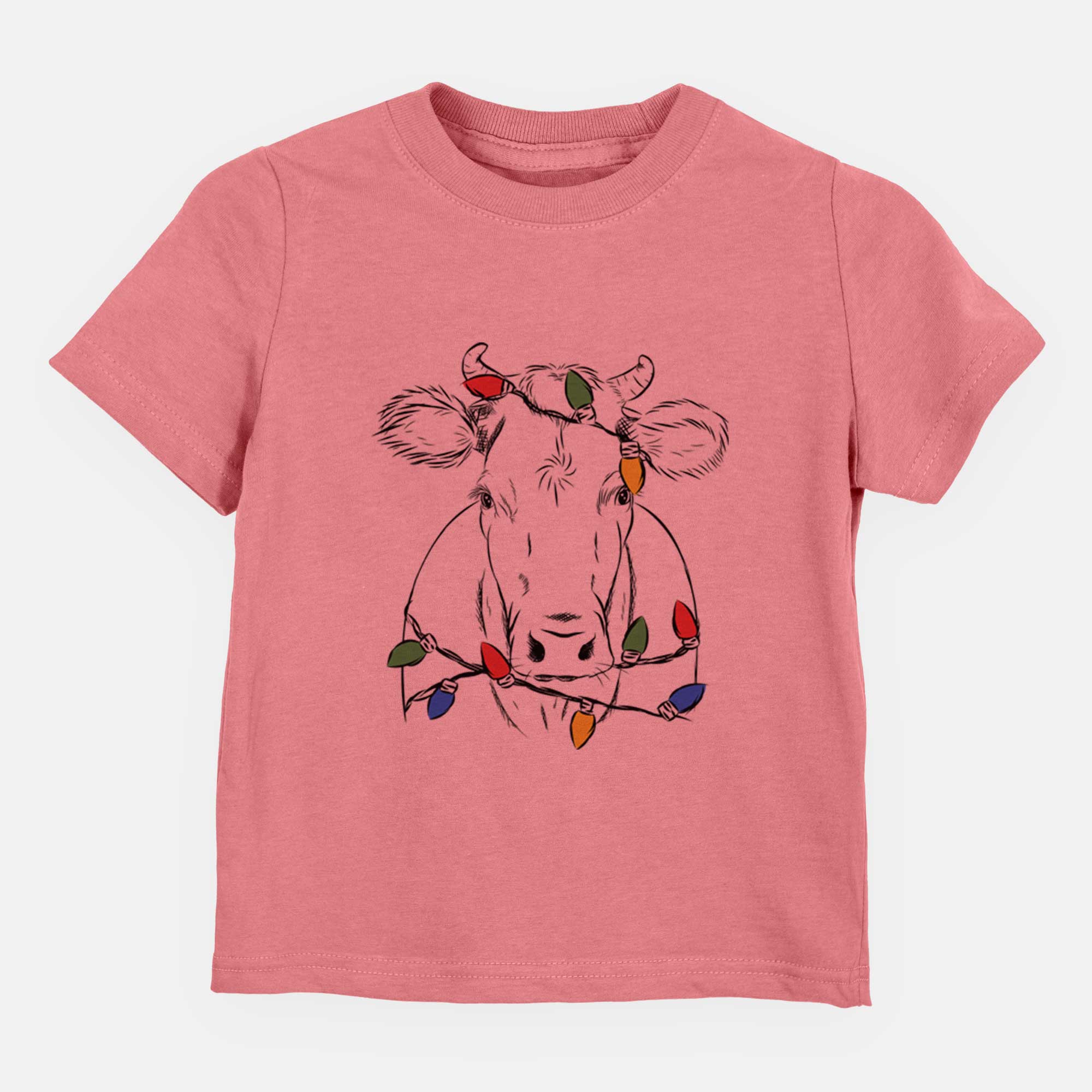 Christmas Lights Cruz the Cow - Kids/Youth/Toddler Shirt