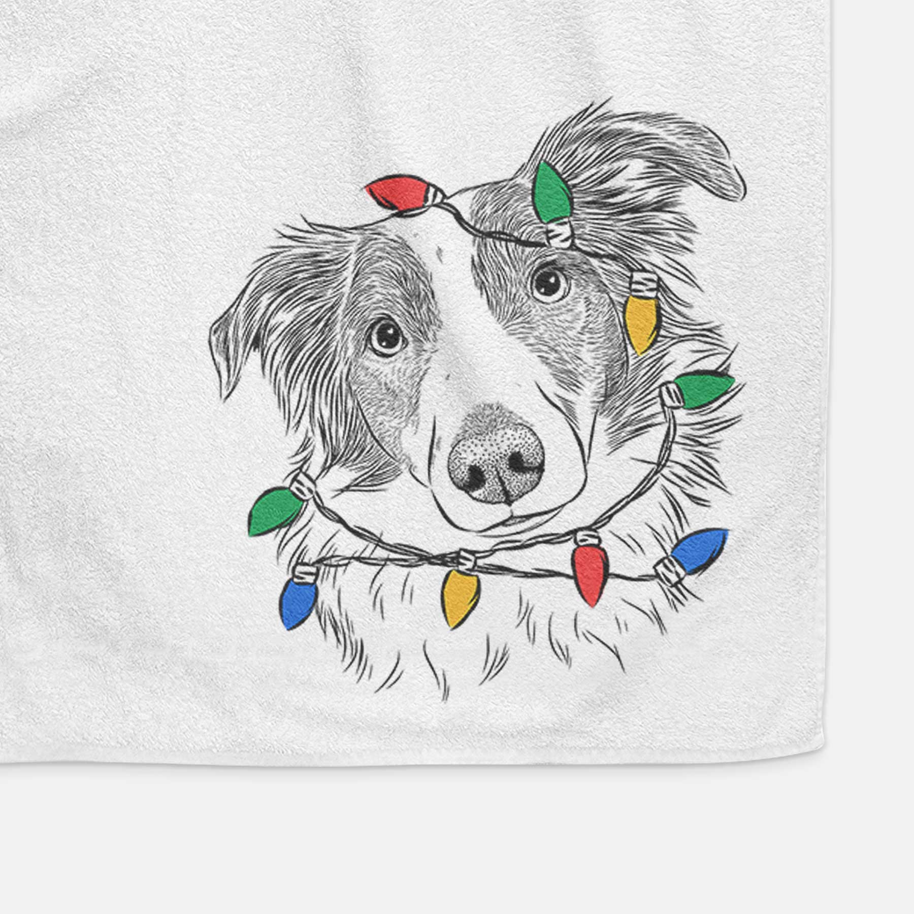 Cyclone the Australian Shepherd Decorative Hand Towel