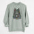 Christmas Lights Daan the Belgian Shepherd - Unisex Pigment Dyed Crew Sweatshirt