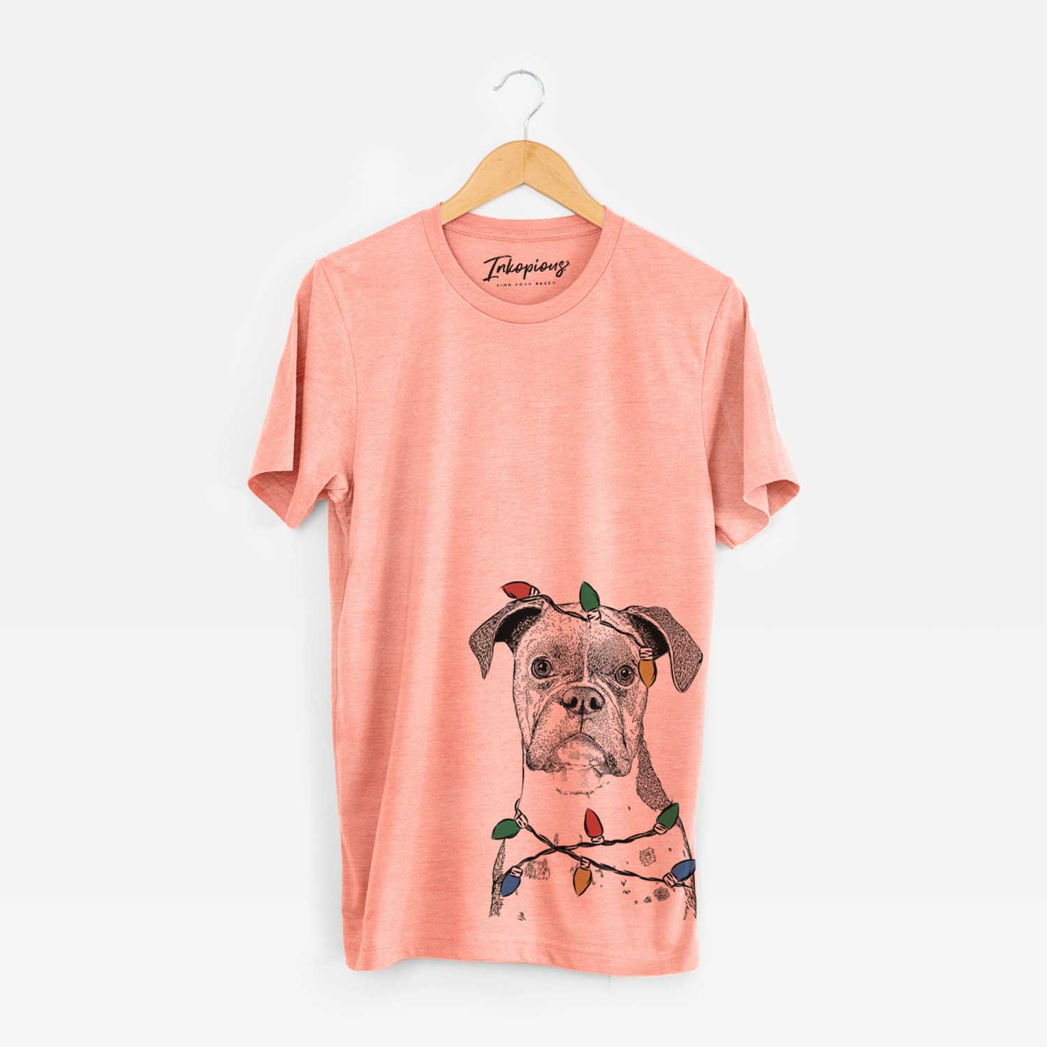 Christmas Lights Daisy the Boxer - Unisex Crewneck