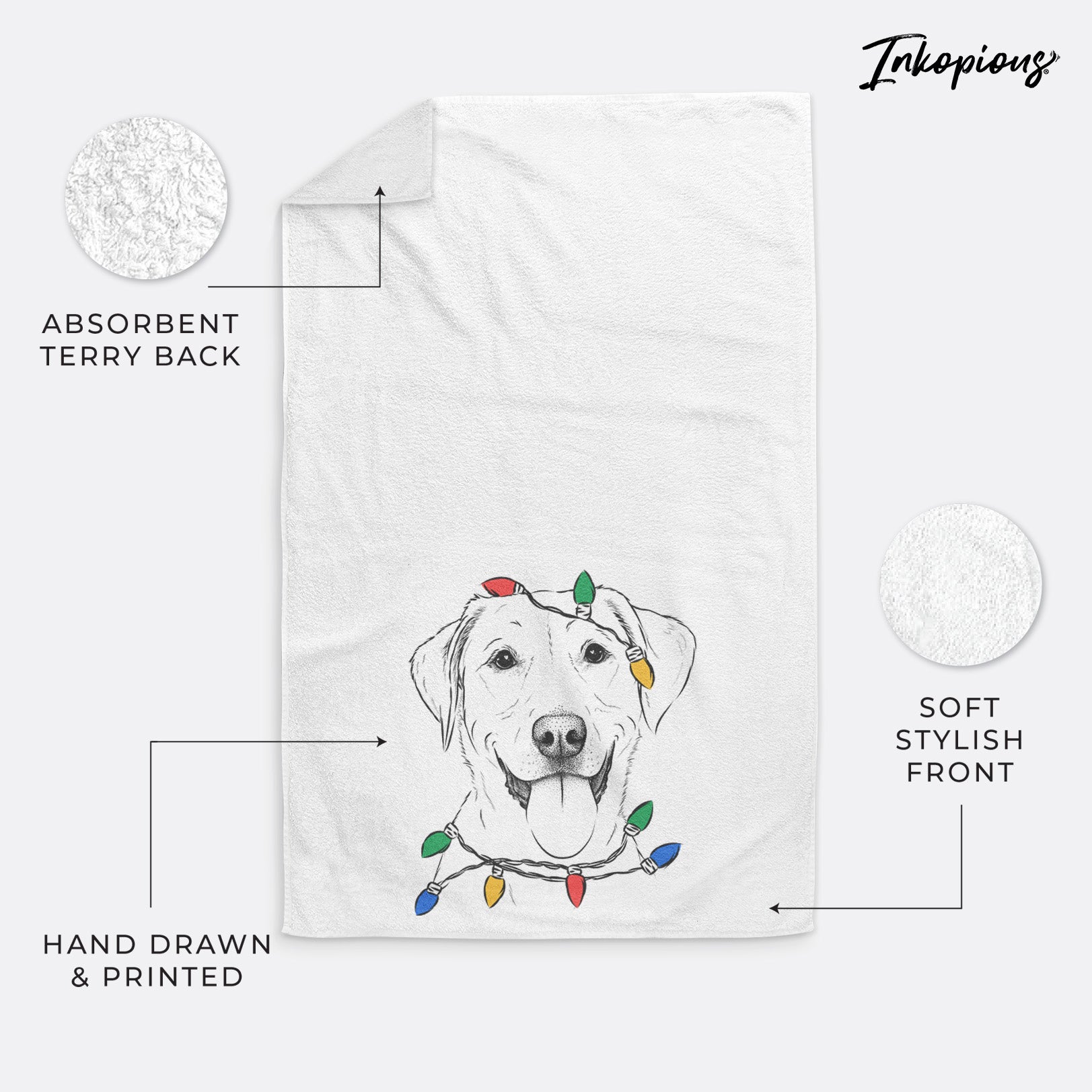 Daisy the Labrador Retriever Decorative Hand Towel