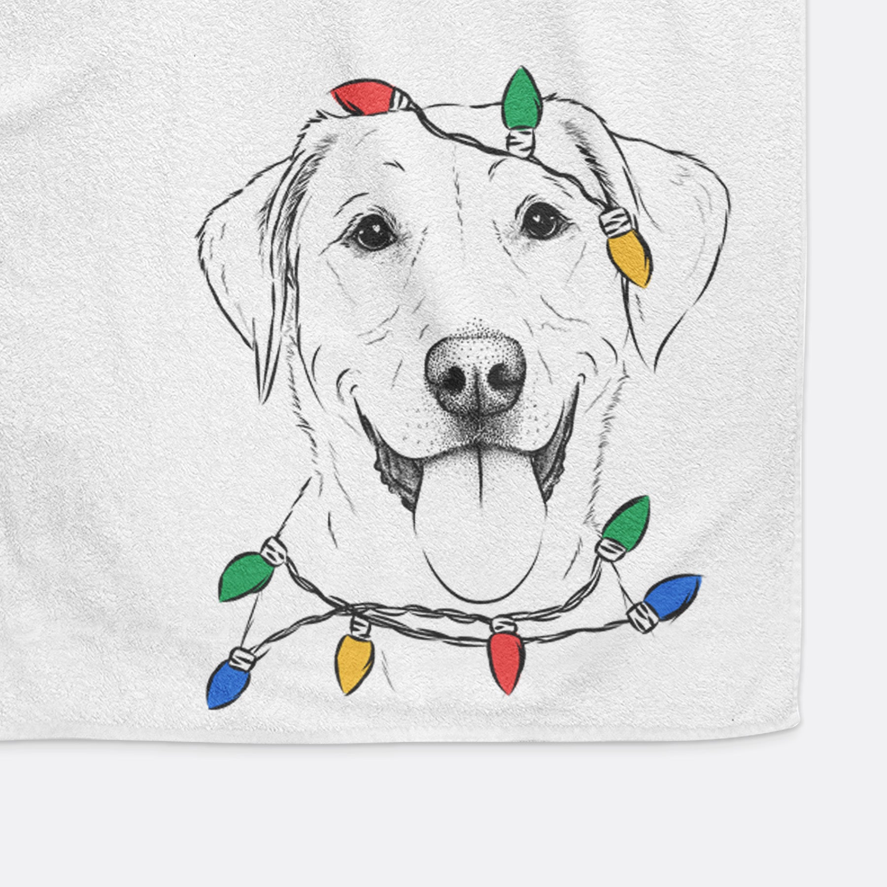 Daisy the Labrador Retriever Decorative Hand Towel