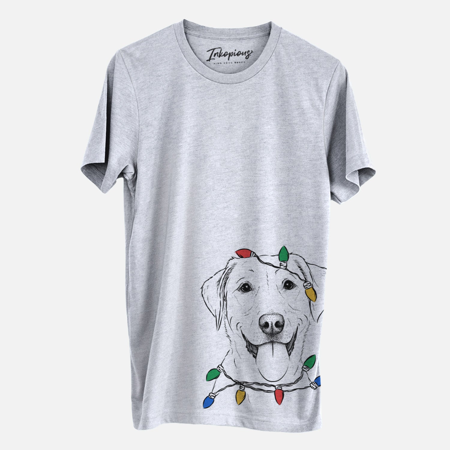 Christmas Lights Daisy the Labrador Retriever - Unisex Crewneck