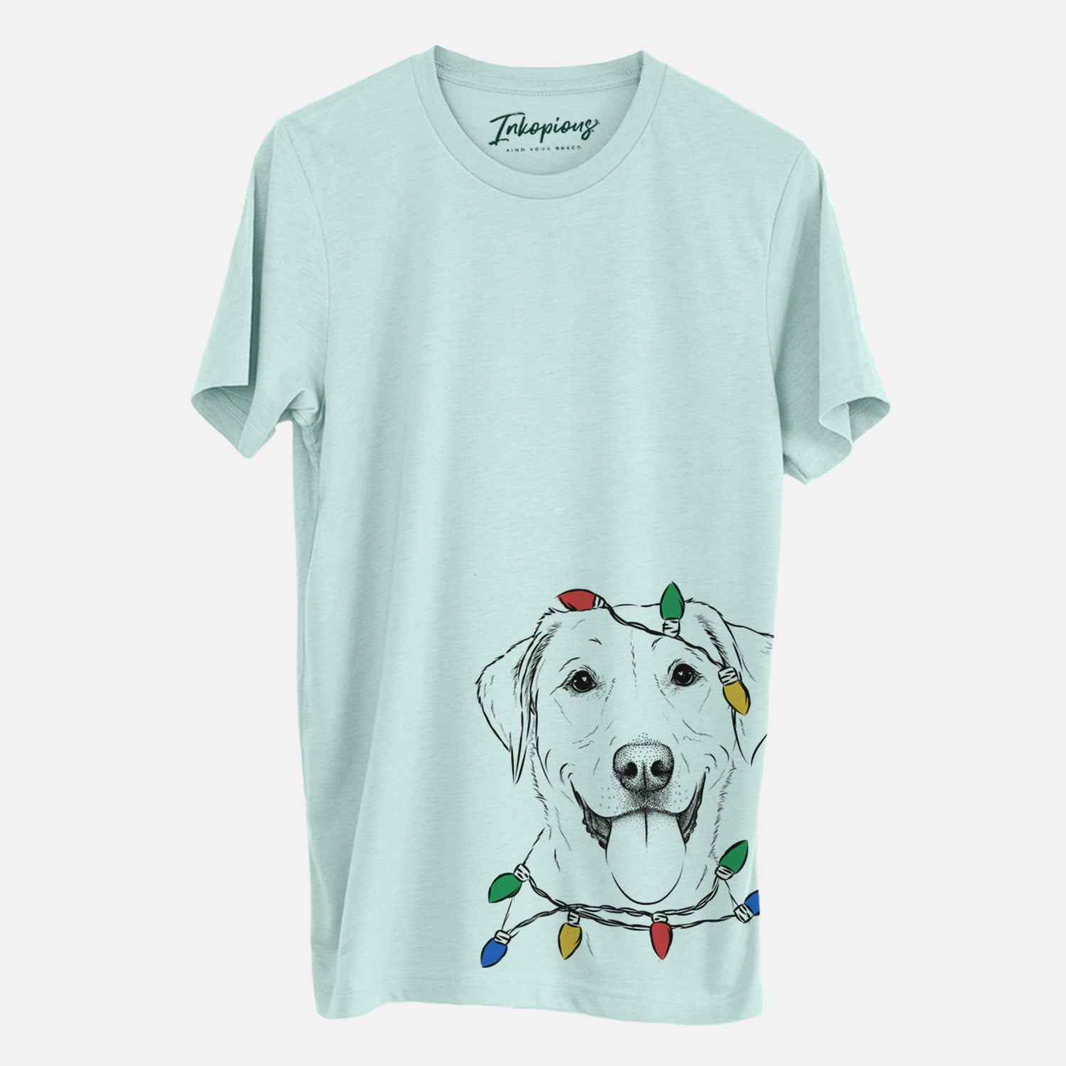 Christmas Lights Daisy the Labrador Retriever - Unisex Crewneck