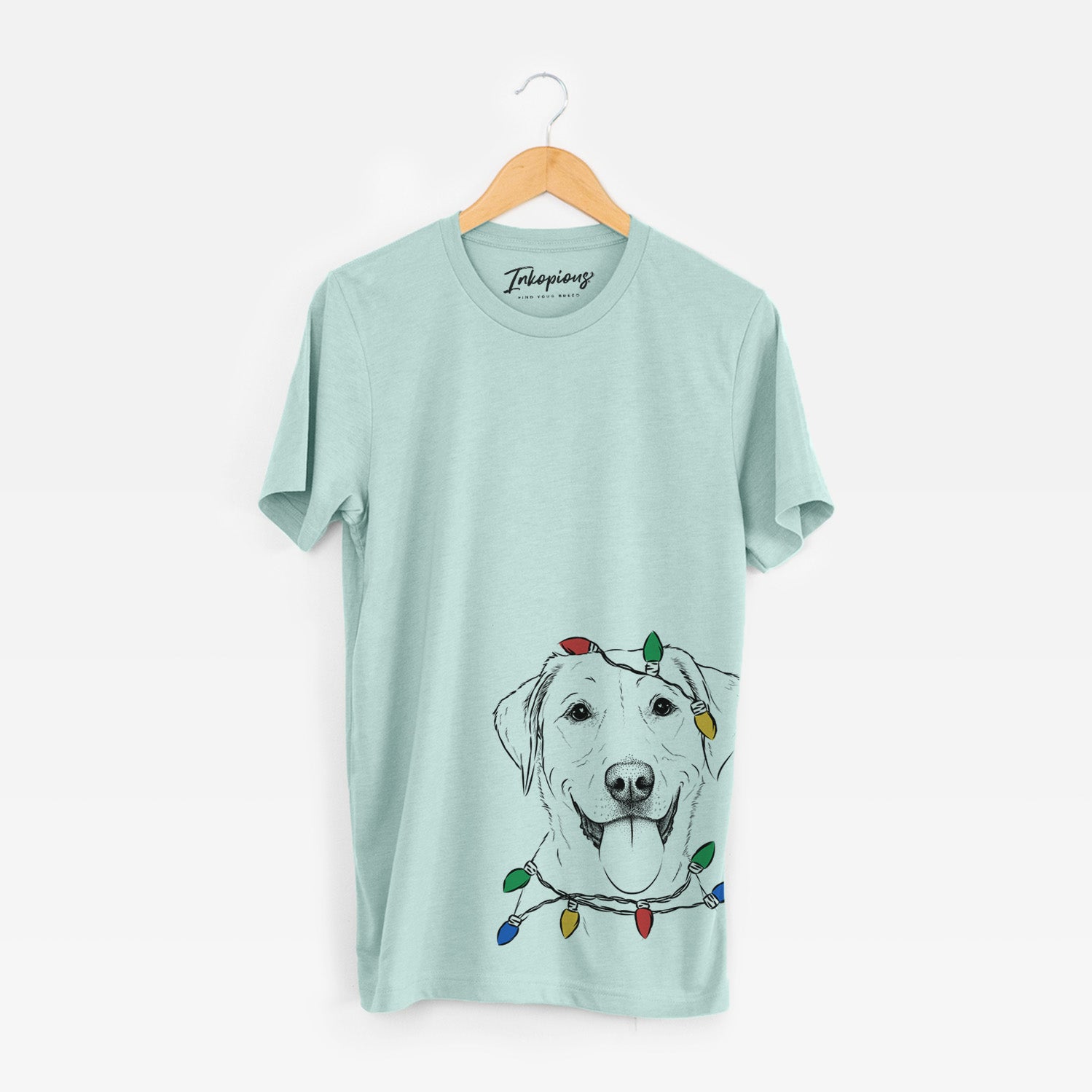 Christmas Lights Daisy the Labrador Retriever - Unisex Crewneck