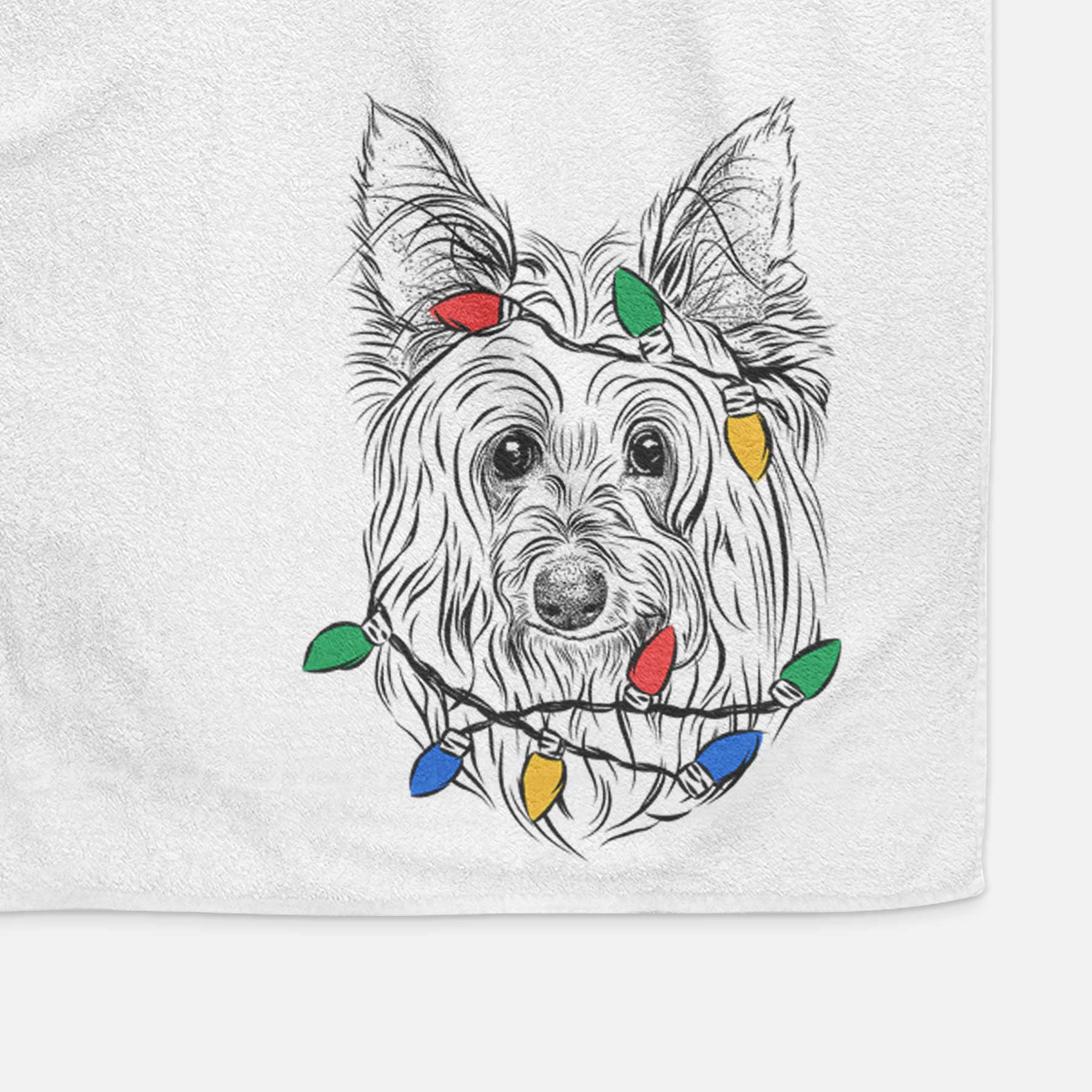 Daisy May the Silky Terrier Decorative Hand Towel