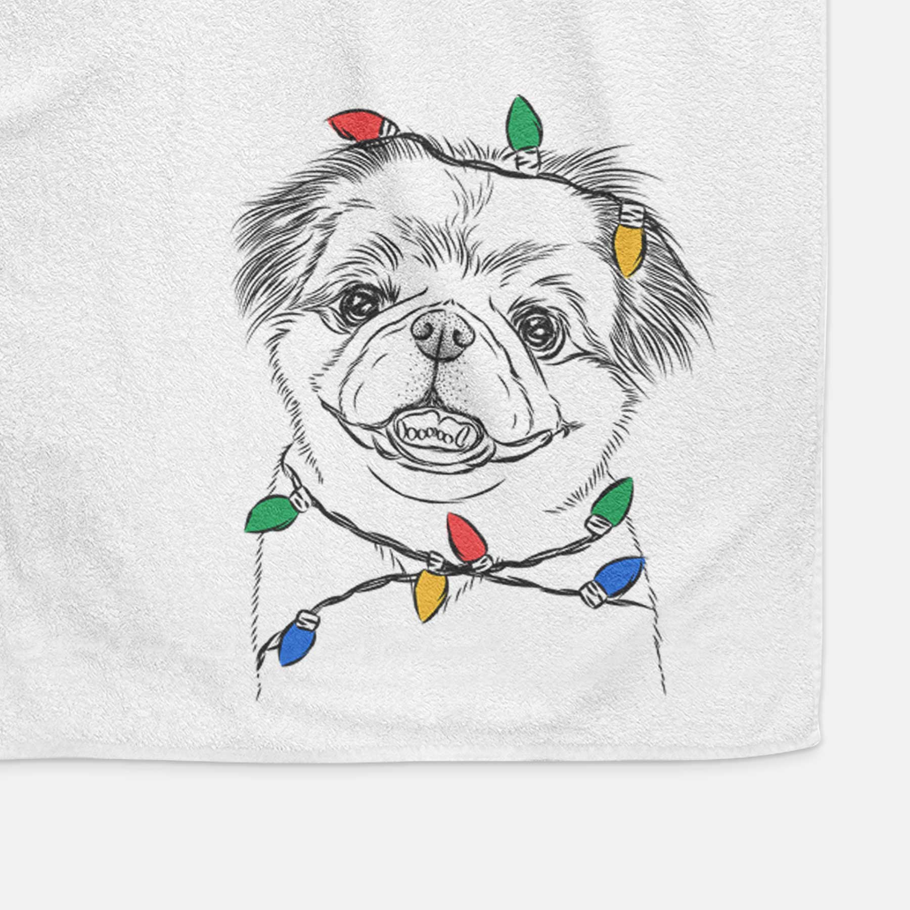 Danny the Pekingese Decorative Hand Towel