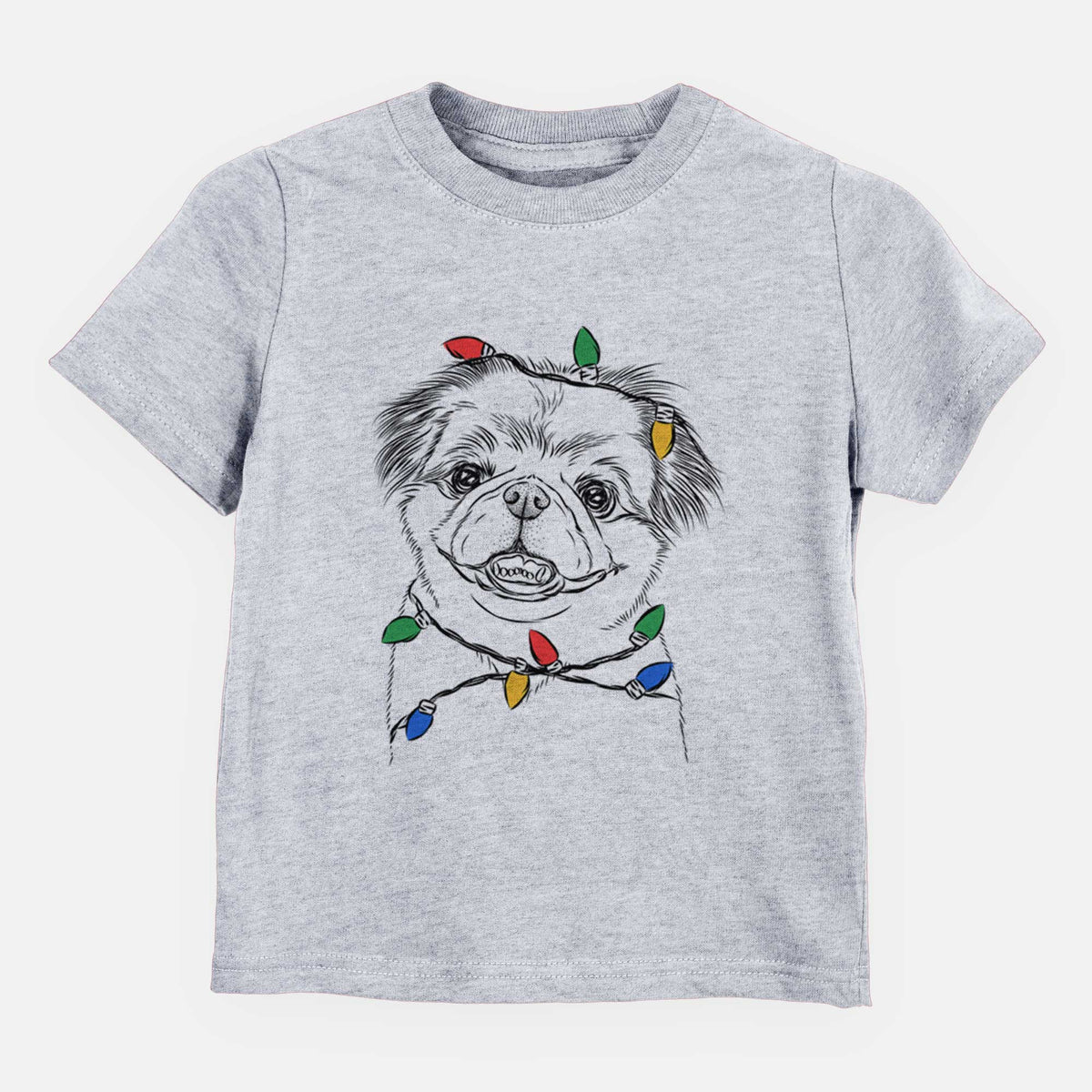Christmas Lights Danny the Pekingese - Kids/Youth/Toddler Shirt
