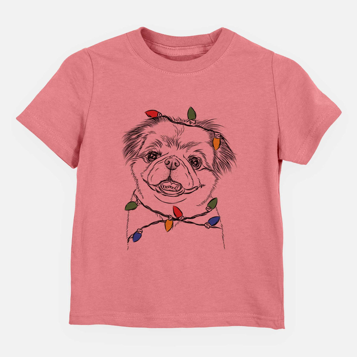 Christmas Lights Danny the Pekingese - Kids/Youth/Toddler Shirt
