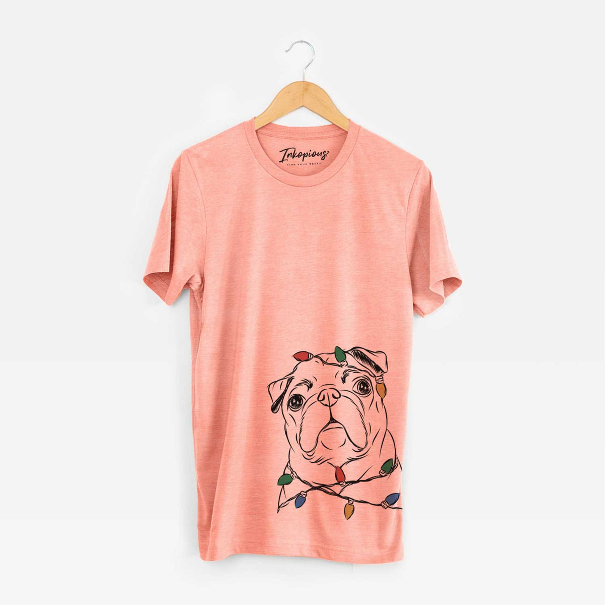 Christmas Lights Darling Chloe the Pug - Unisex Crewneck