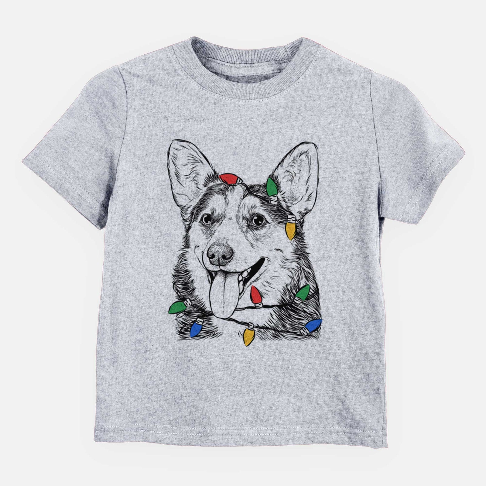 Christmas Lights Darma the Corgi - Kids/Youth/Toddler Shirt