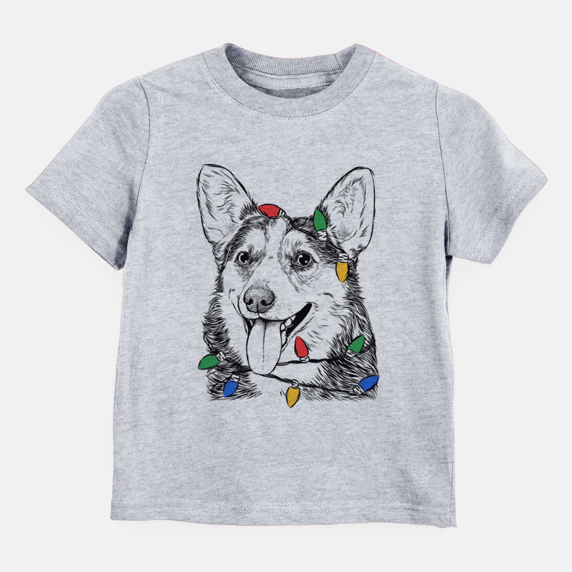 Christmas Lights Darma the Corgi - Kids/Youth/Toddler Shirt