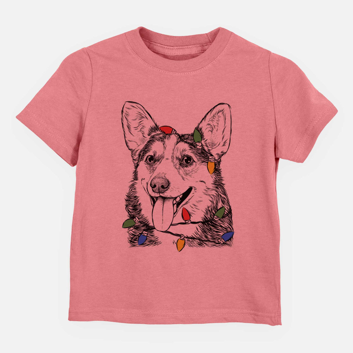 Christmas Lights Darma the Corgi - Kids/Youth/Toddler Shirt