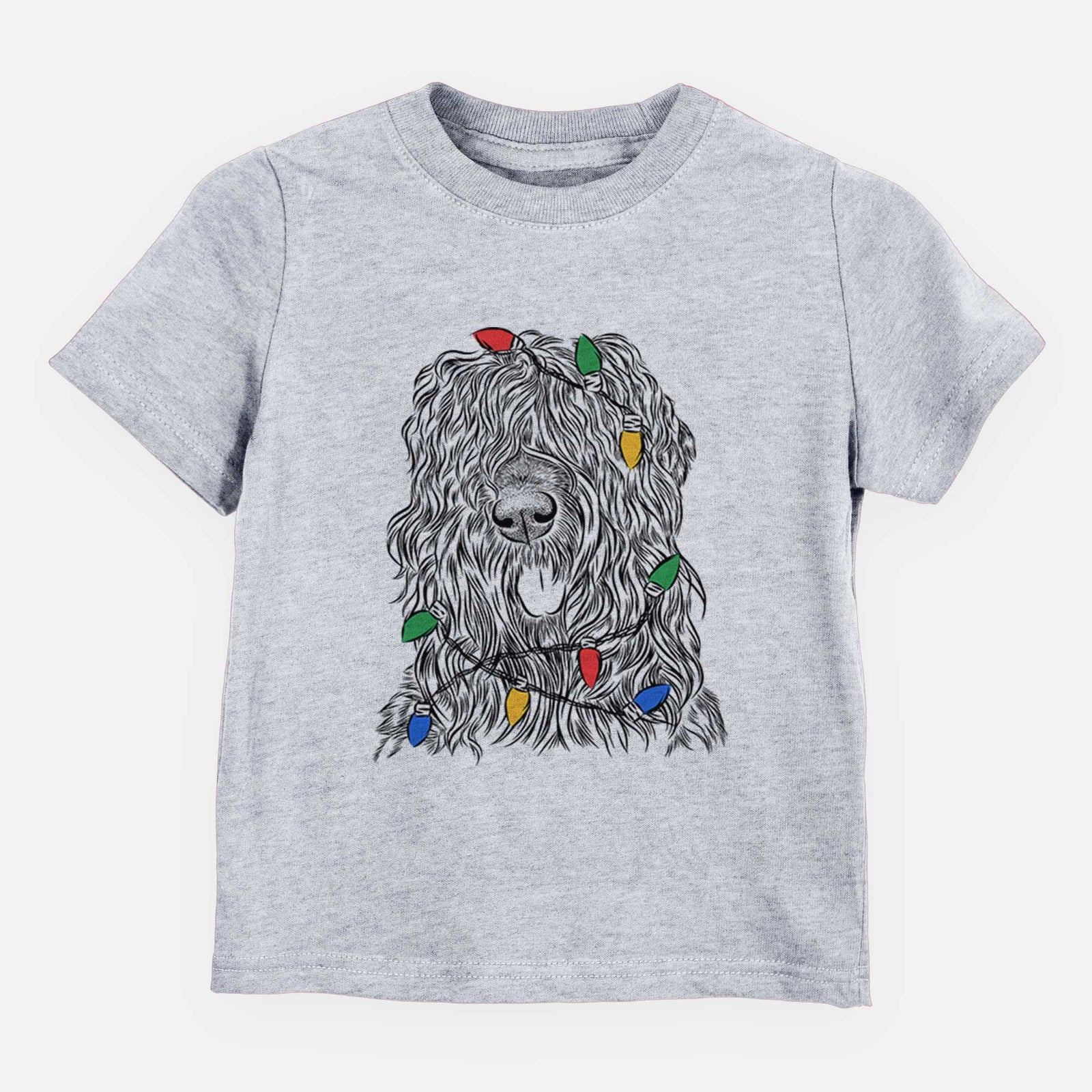 Christmas Lights Darryl the Black Russian Terrier - Kids/Youth/Toddler Shirt