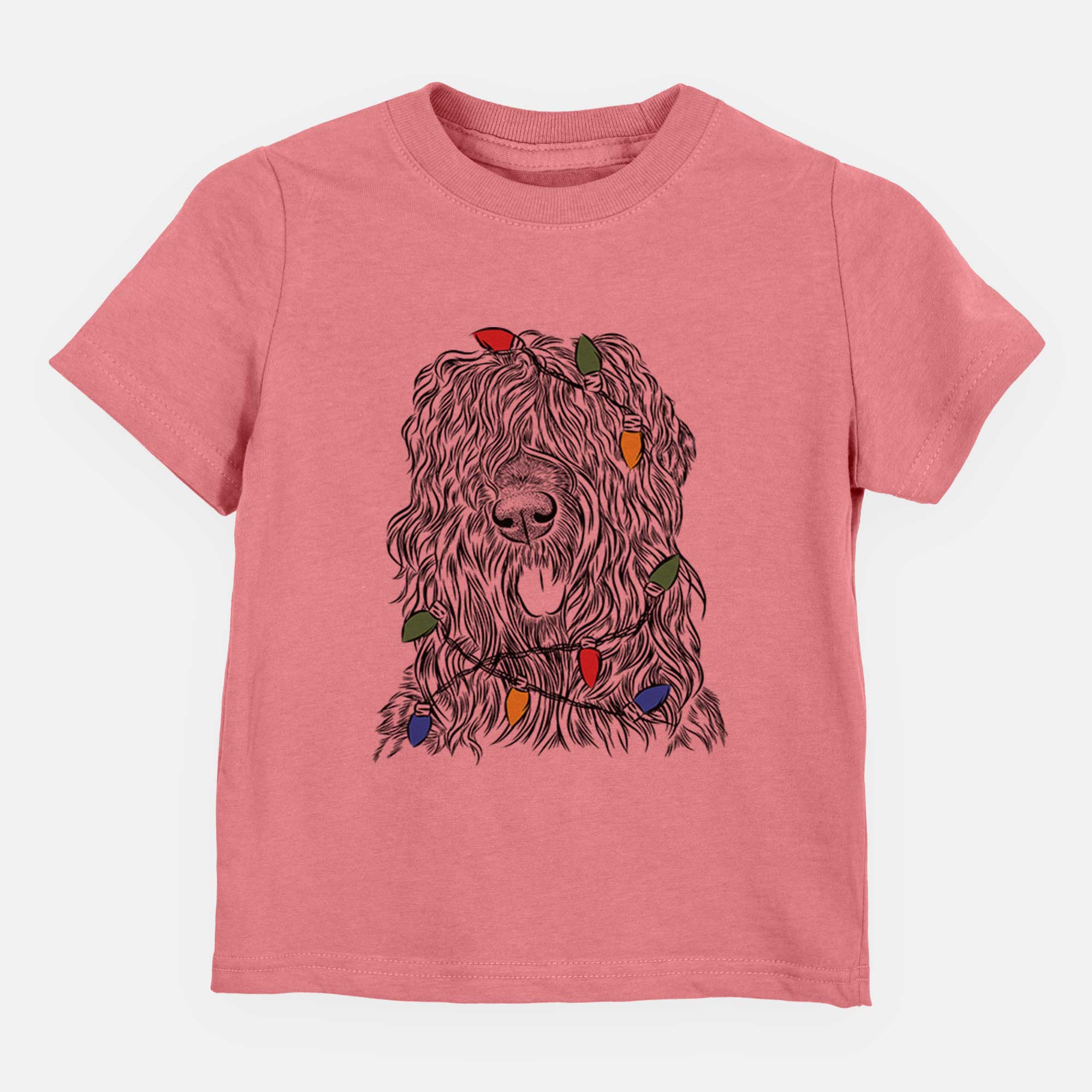 Christmas Lights Darryl the Black Russian Terrier - Kids/Youth/Toddler Shirt