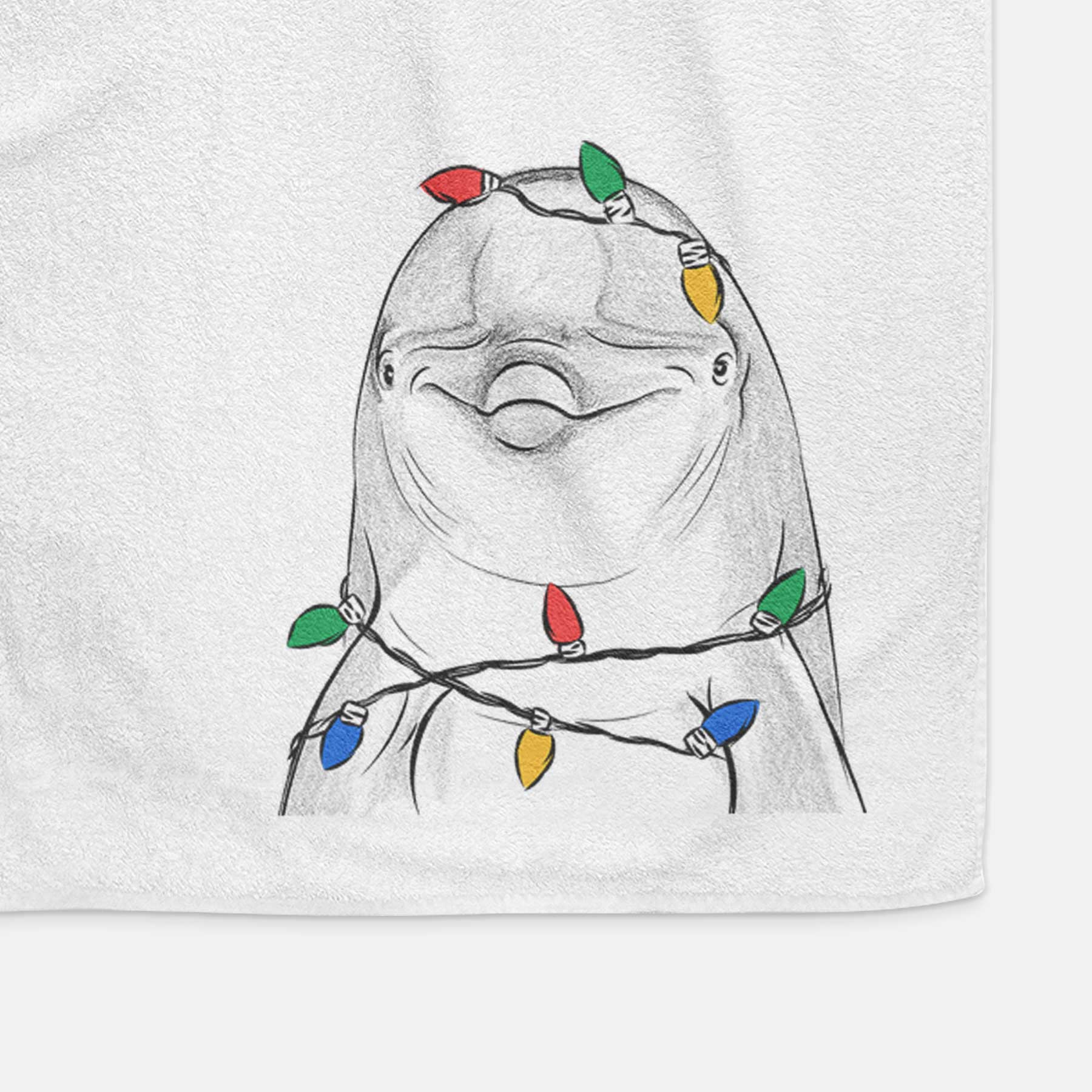 Dave the Dolphin Decorative Hand Towel