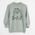 Christmas Lights Dave the Dolphin - Unisex Pigment Dyed Crew Sweatshirt