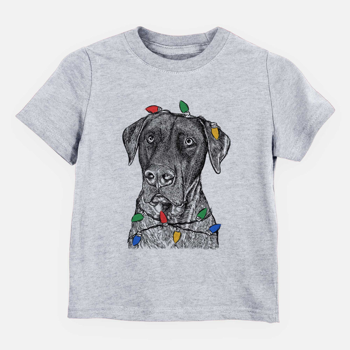 Christmas Lights David the Boxador - Kids/Youth/Toddler Shirt