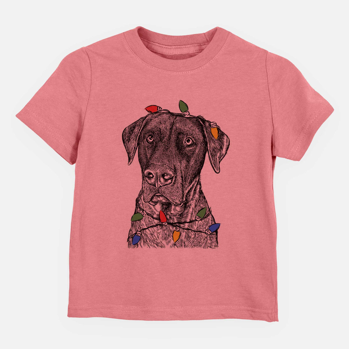 Christmas Lights David the Boxador - Kids/Youth/Toddler Shirt