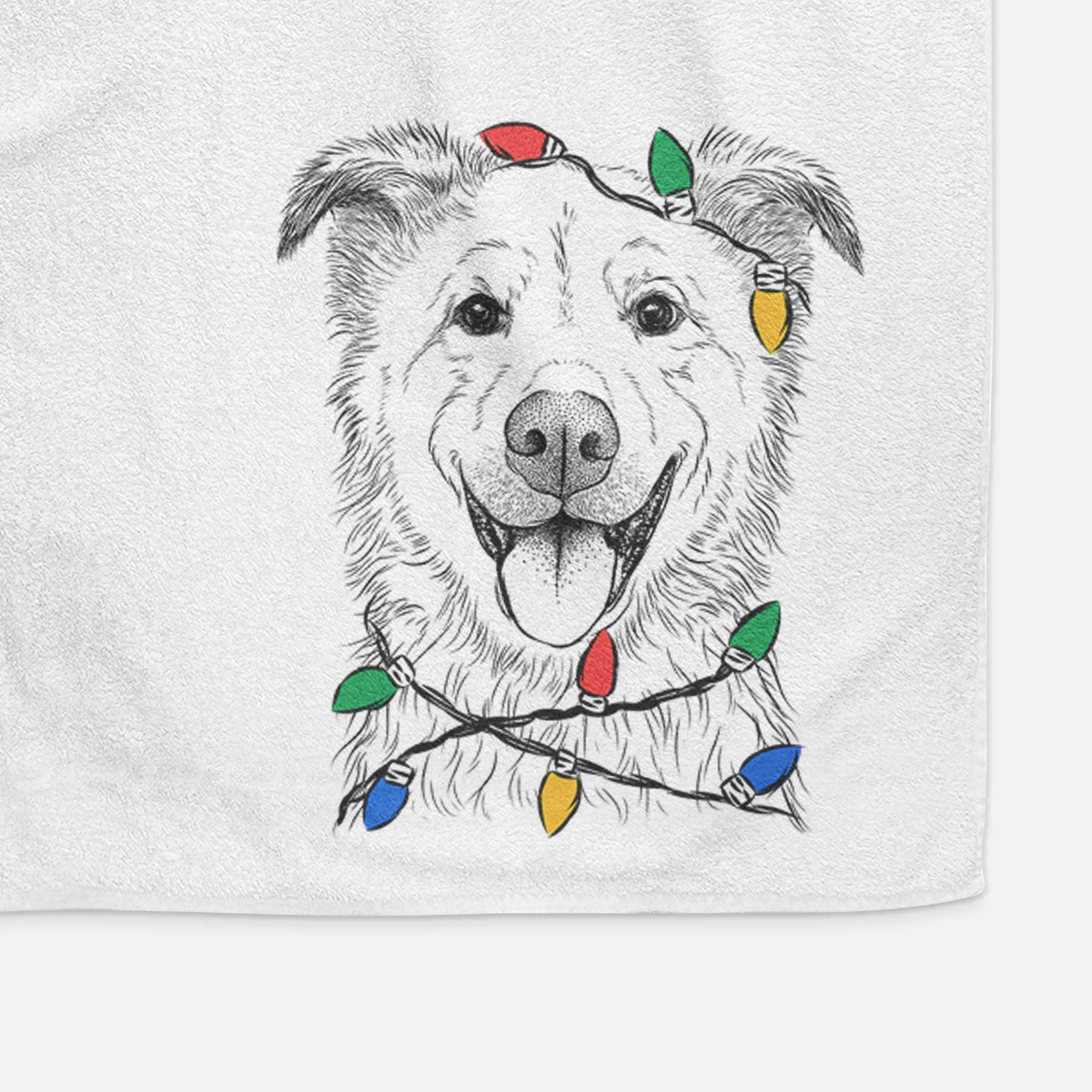 Dawson the Mixed Breed Decorative Hand Towel