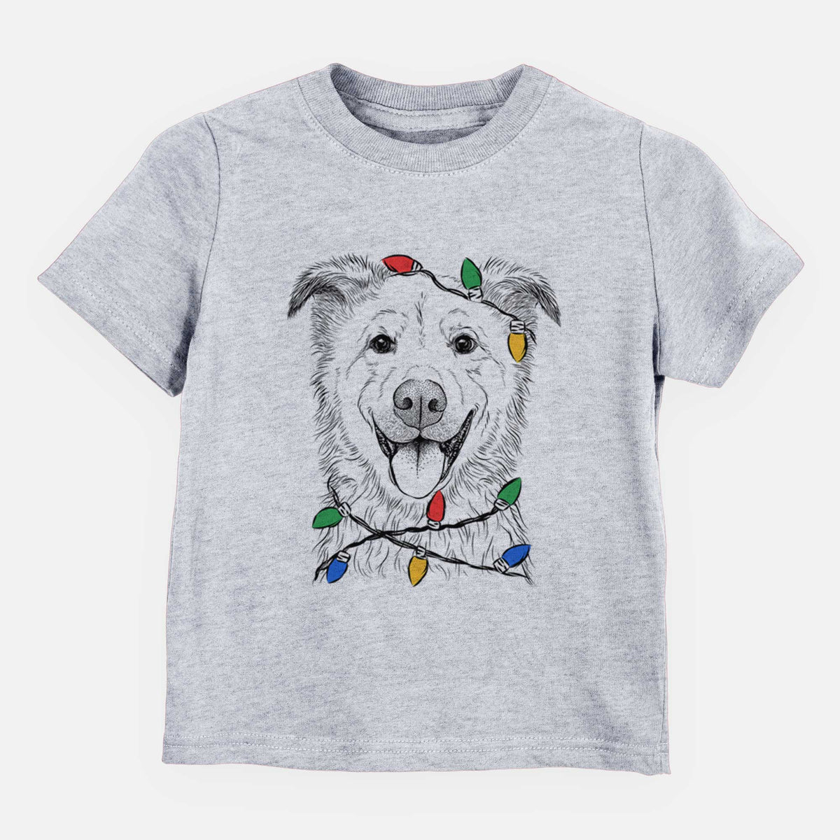 Christmas Lights Dawson the Mixed Breed - Kids/Youth/Toddler Shirt