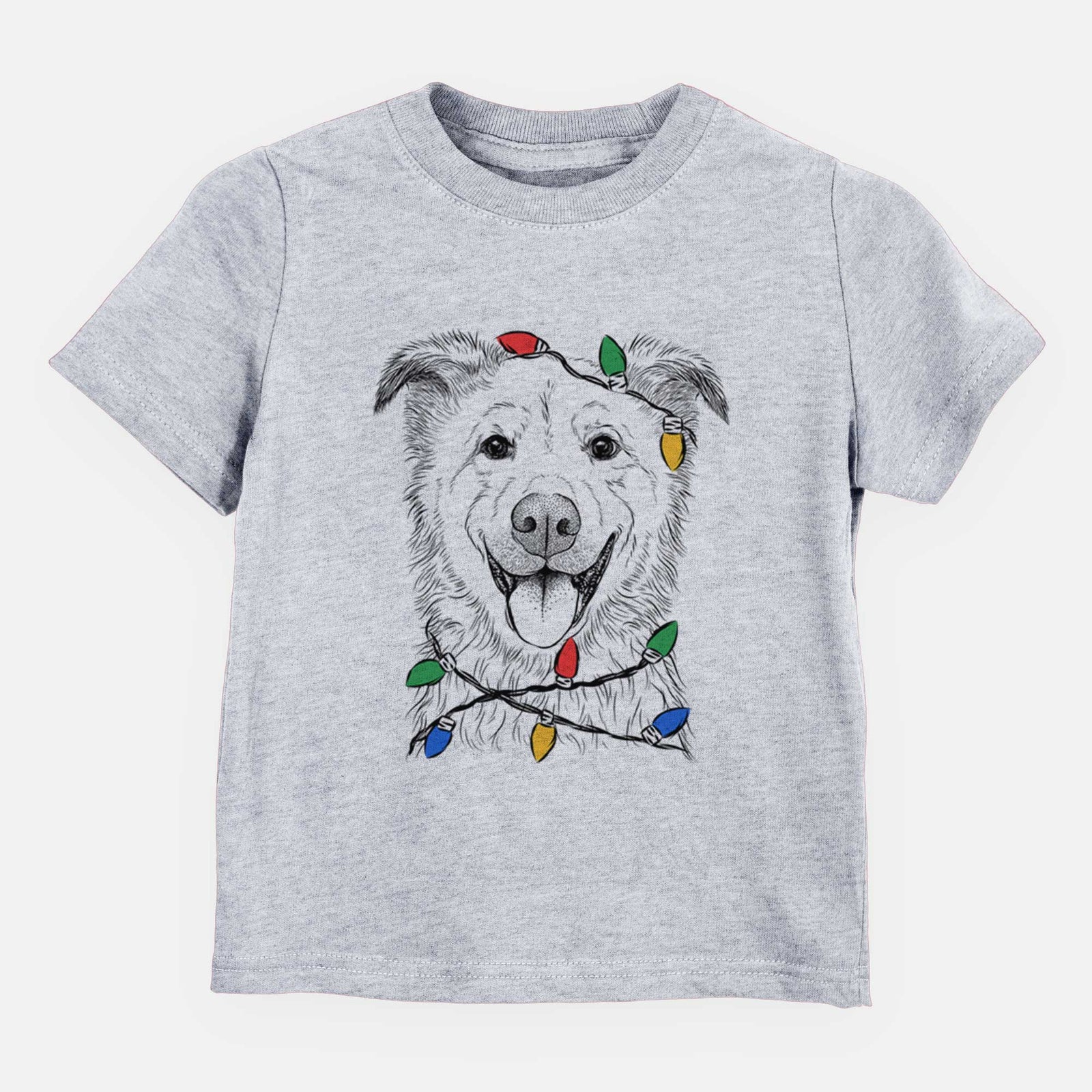 Christmas Lights Dawson the Mixed Breed - Kids/Youth/Toddler Shirt