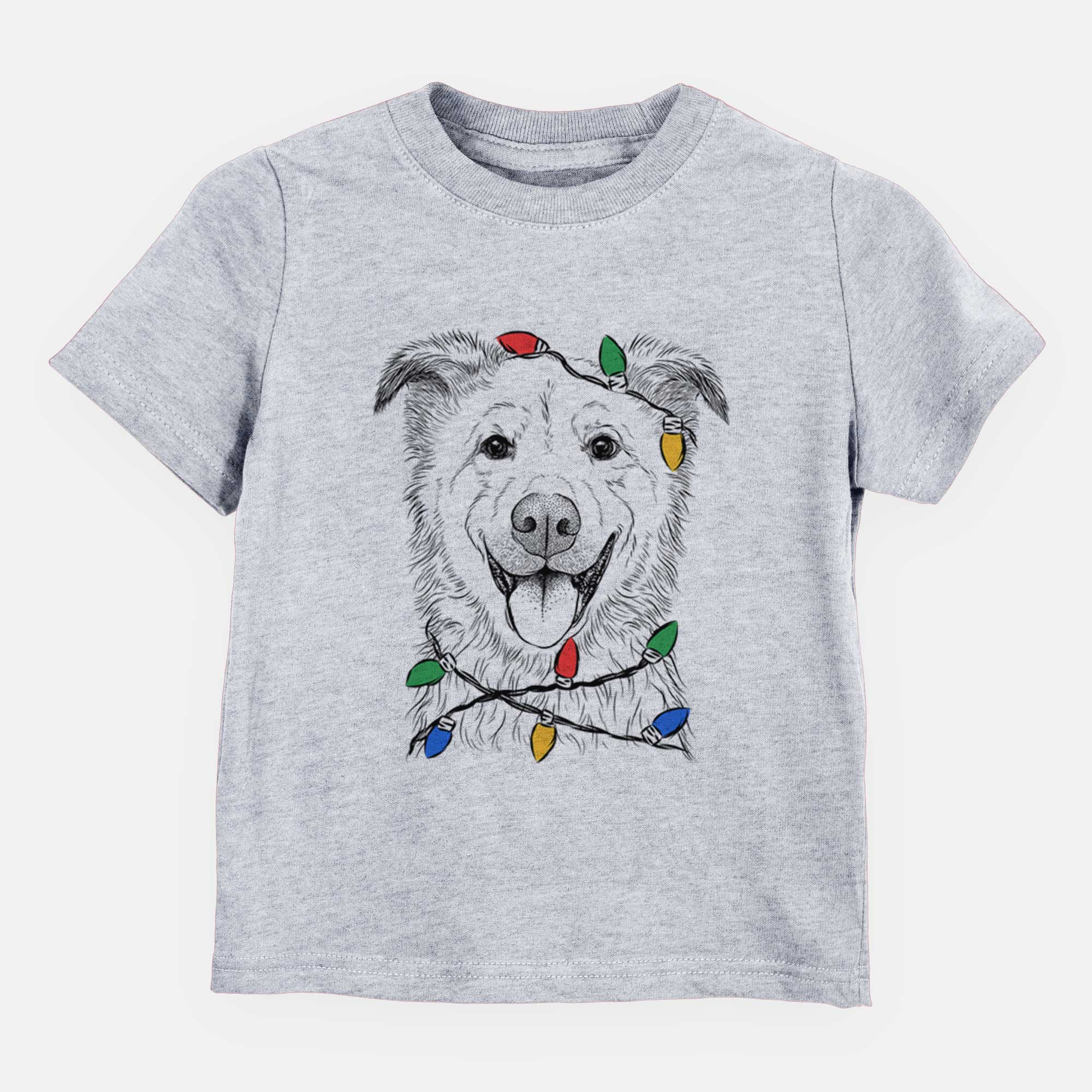Christmas Lights Dawson the Mixed Breed - Kids/Youth/Toddler Shirt