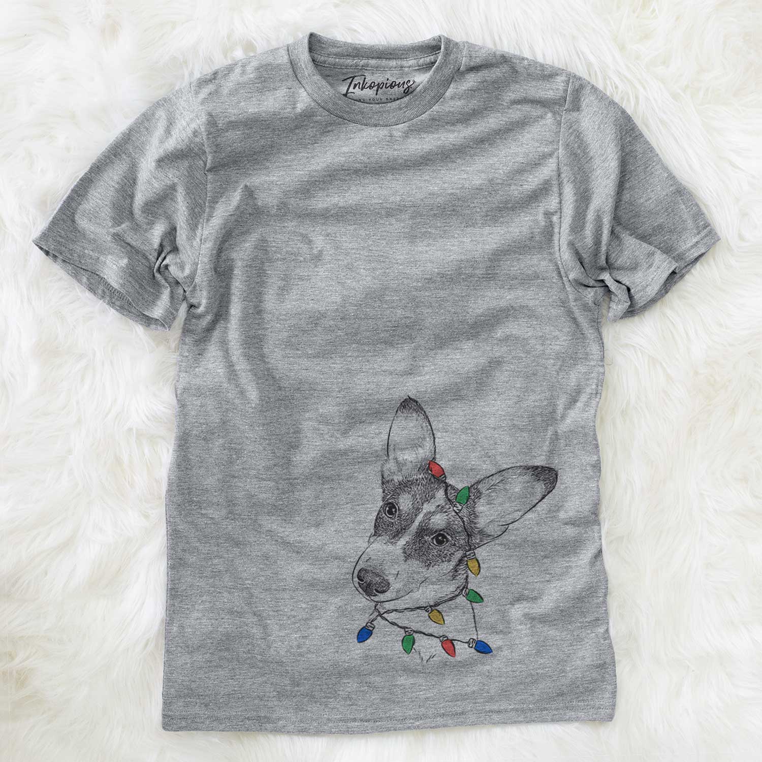 Christmas Lights Dexter the Corgi - Unisex Crewneck