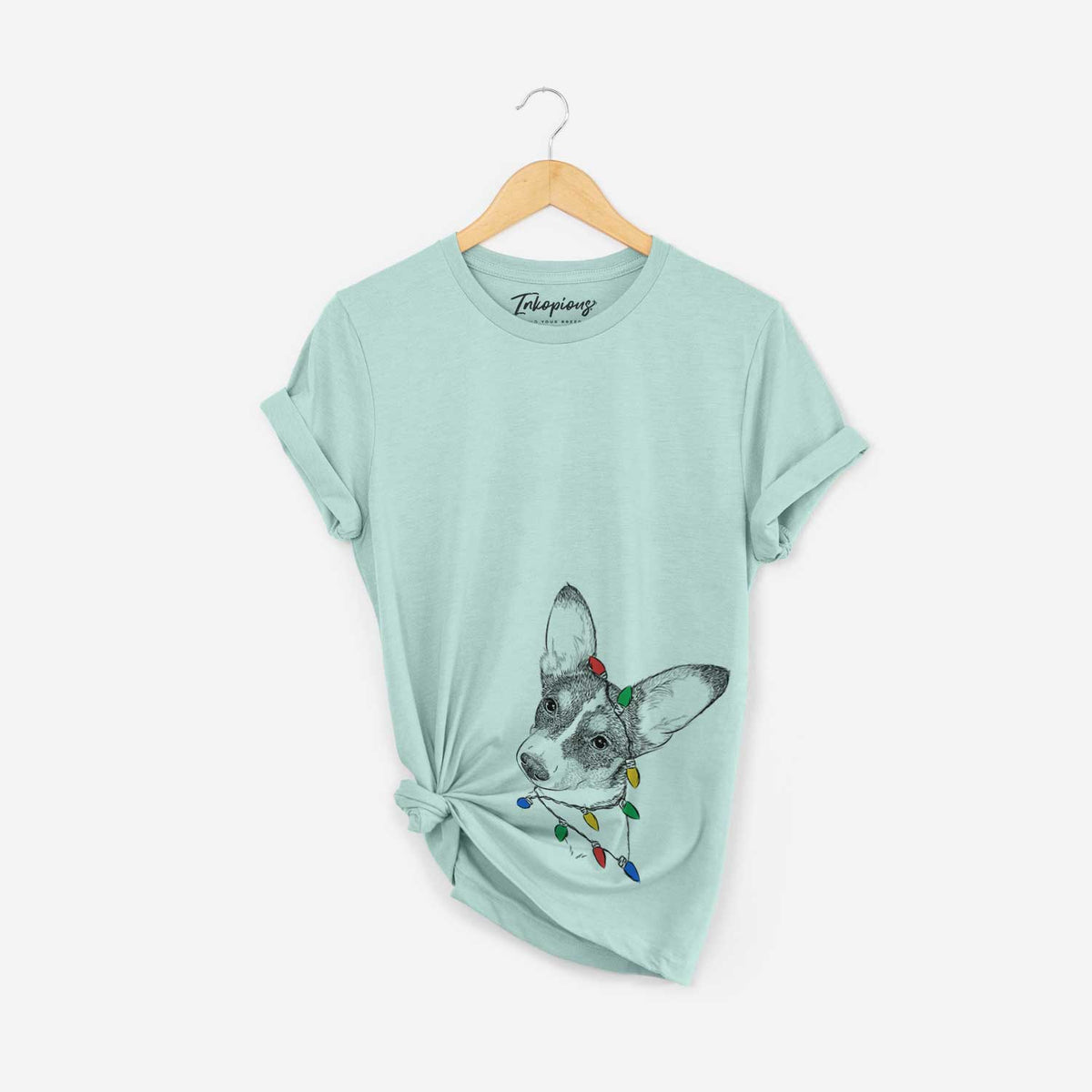 Christmas Lights Dexter the Corgi - Unisex Crewneck