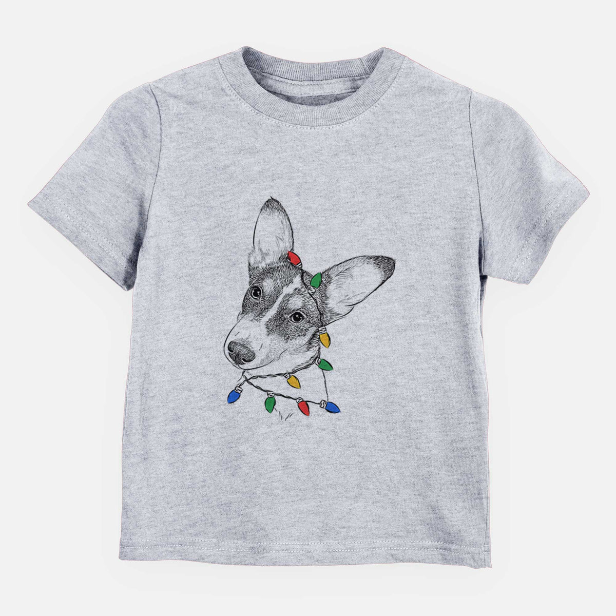 Christmas Lights Dexter the Corgi - Kids/Youth/Toddler Shirt