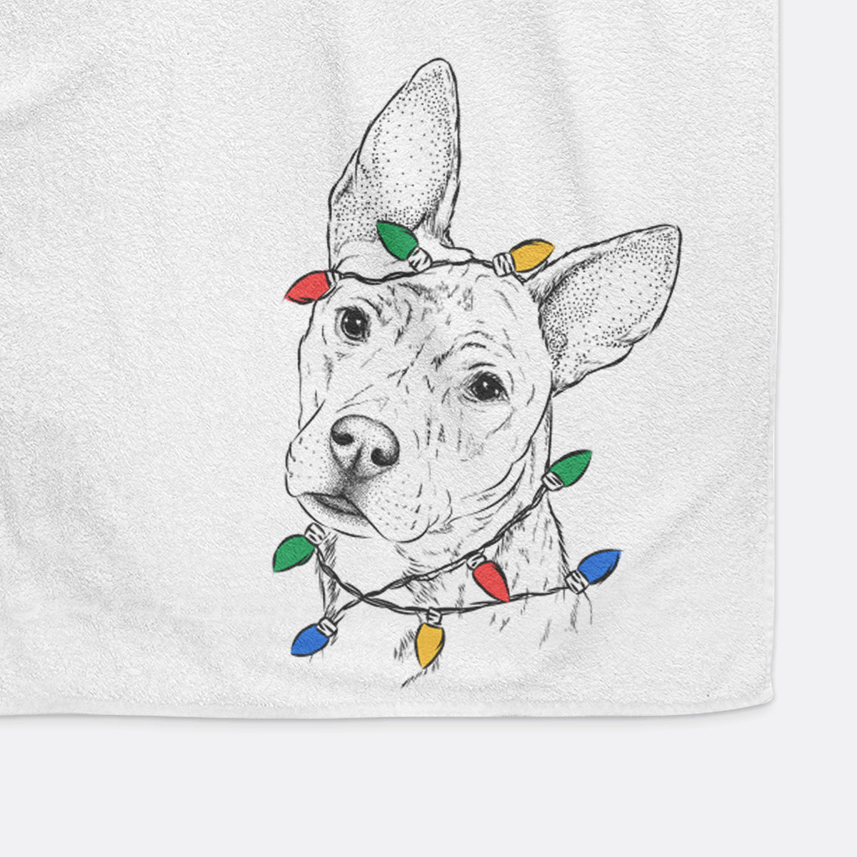 Diesel the Mixed Breed Decorative Hand Towel