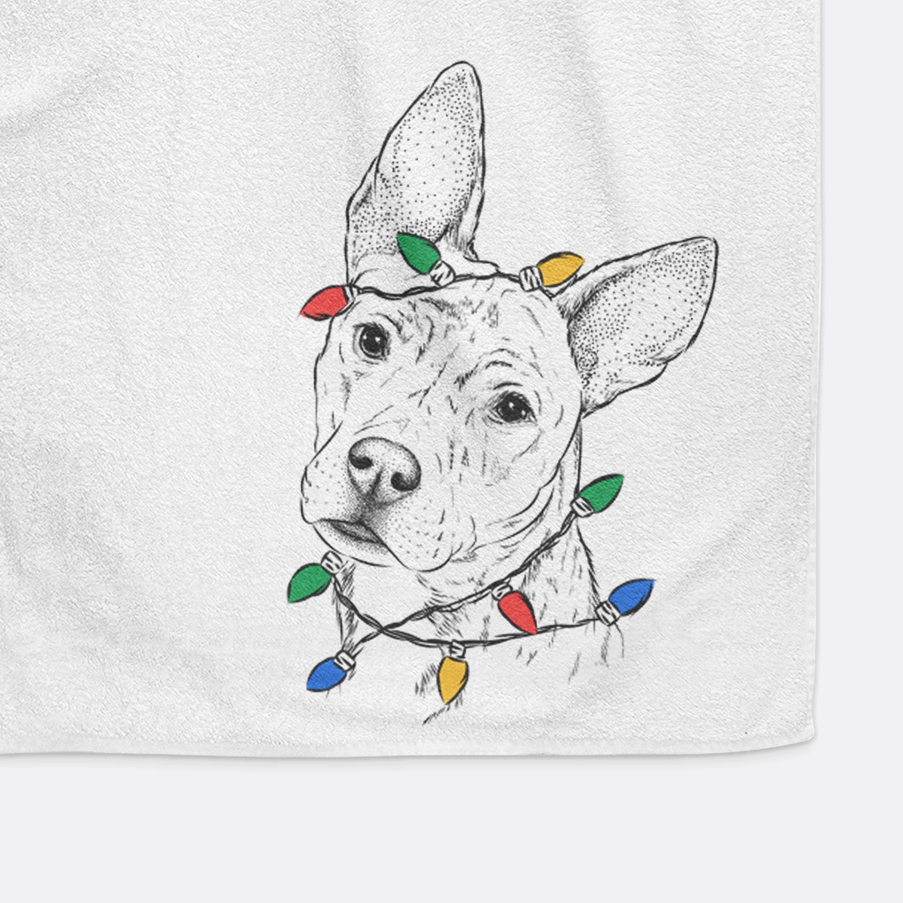 Diesel the Mixed Breed Decorative Hand Towel