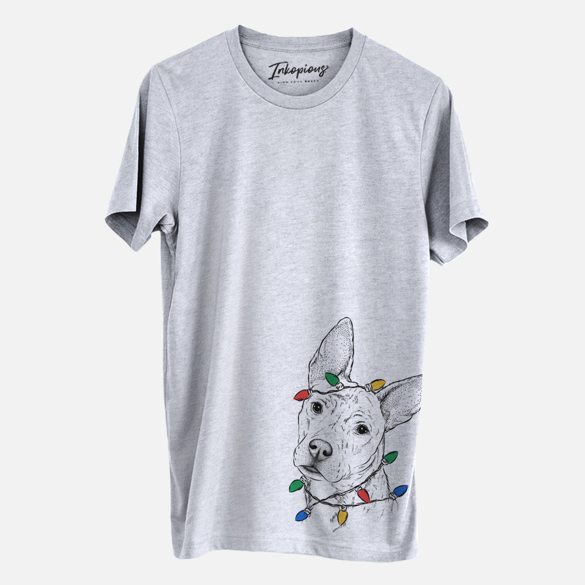 Christmas Lights Diesel the Mixed Breed - Unisex Crewneck