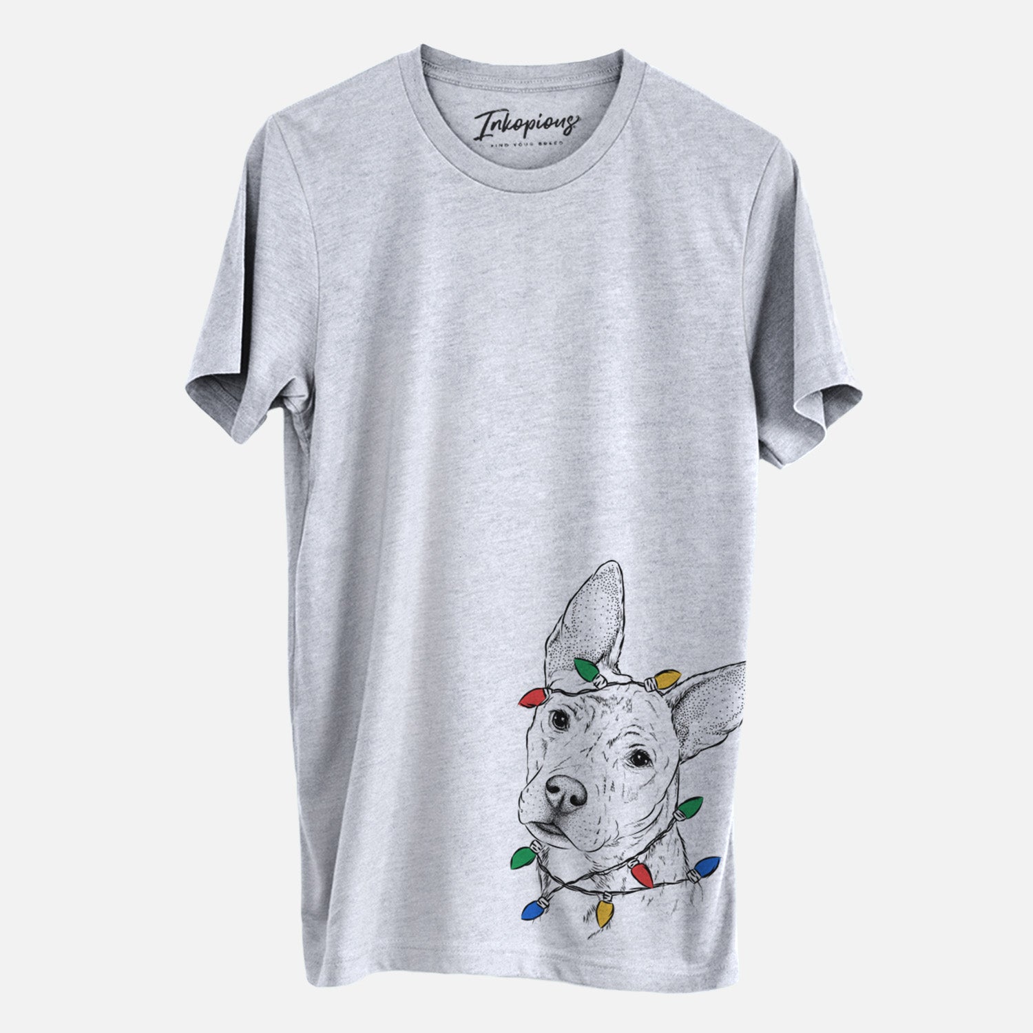 Christmas Lights Diesel the Mixed Breed - Unisex Crewneck