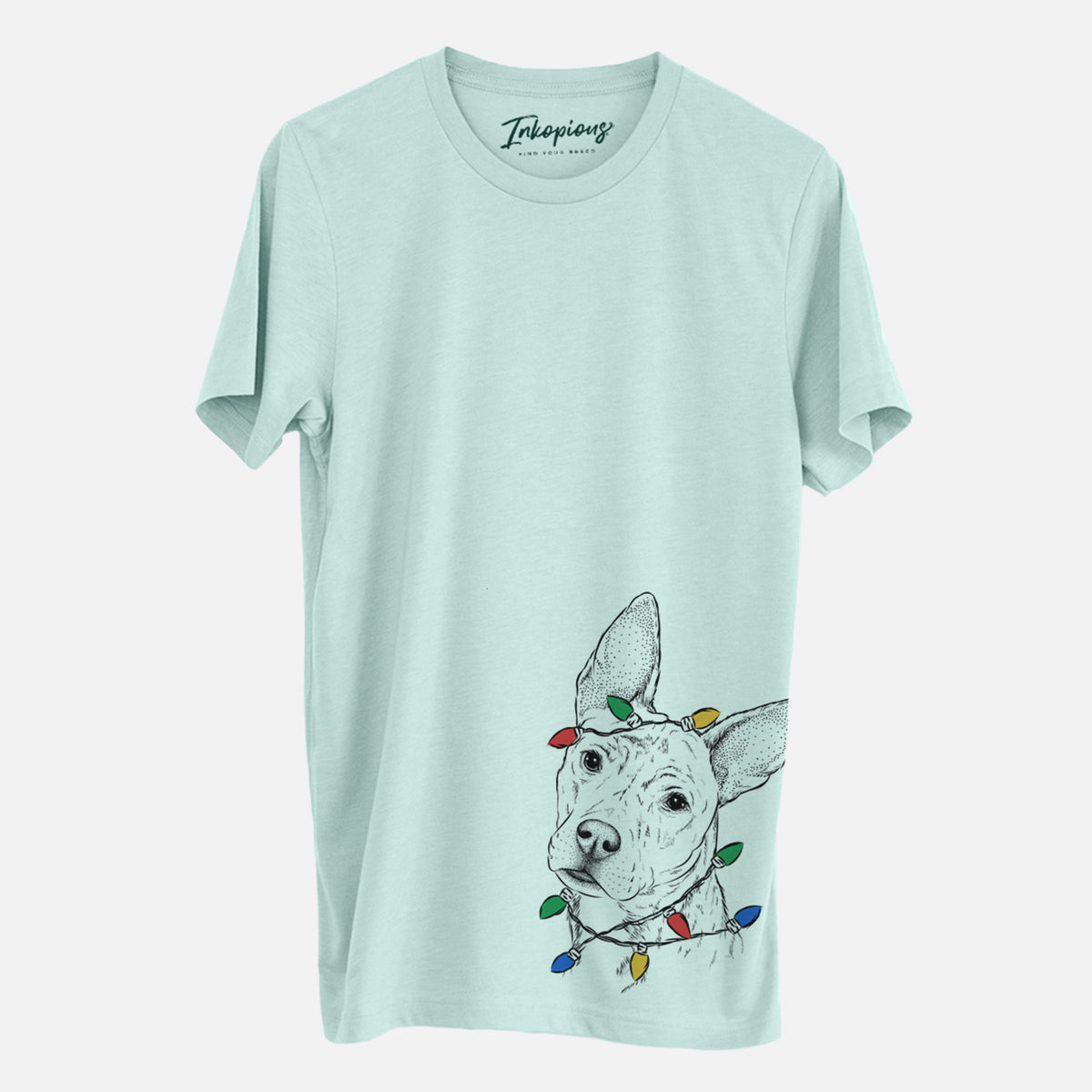 Christmas Lights Diesel the Mixed Breed - Unisex Crewneck