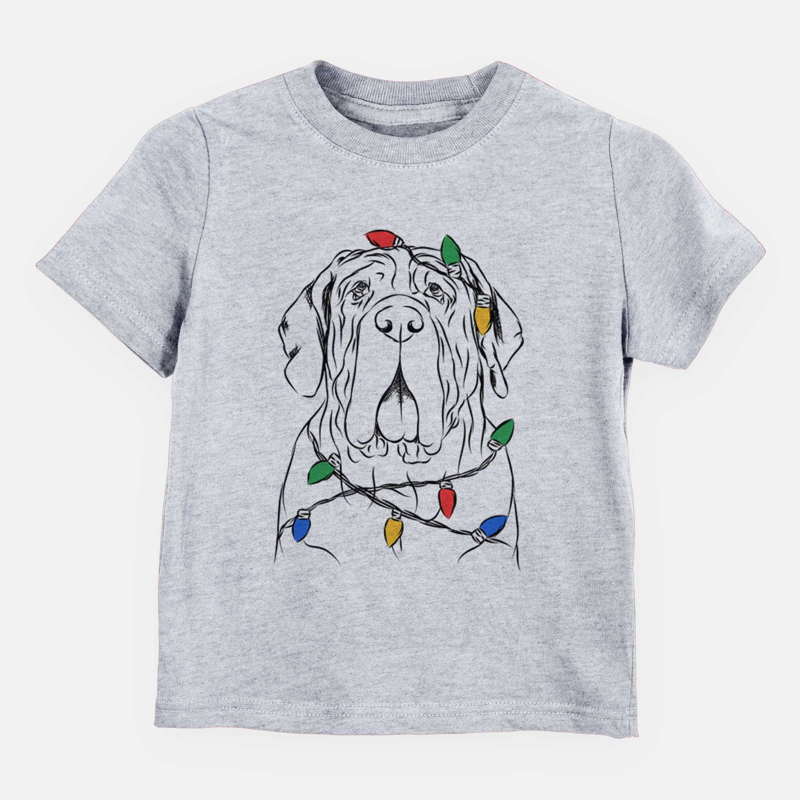 Christmas Lights Dinah the Neapolitan Mastiff - Kids/Youth/Toddler Shirt