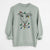 Christmas Lights Diva the Greyhound - Unisex Pigment Dyed Crew Sweatshirt