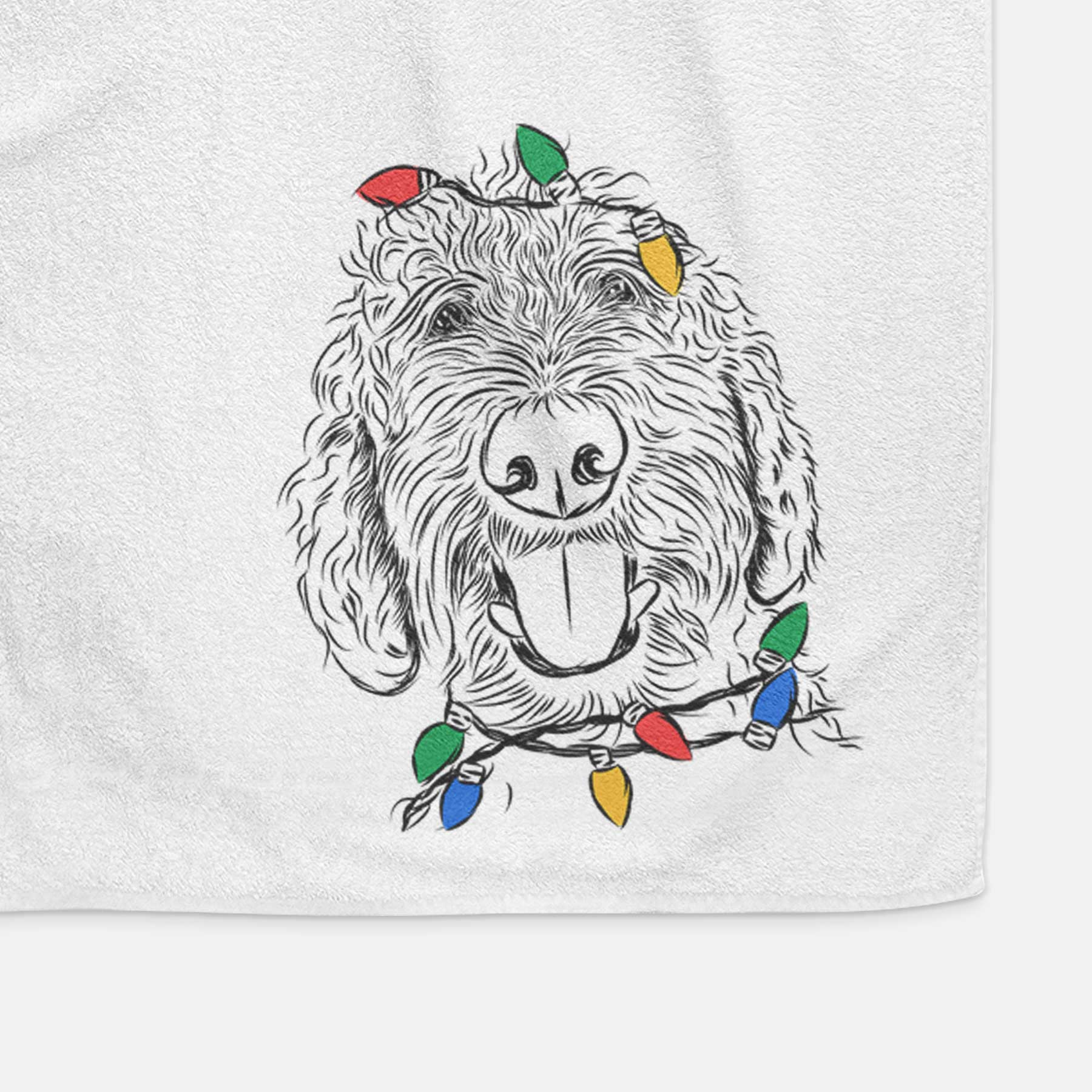 Dixie the Doodle Decorative Hand Towel