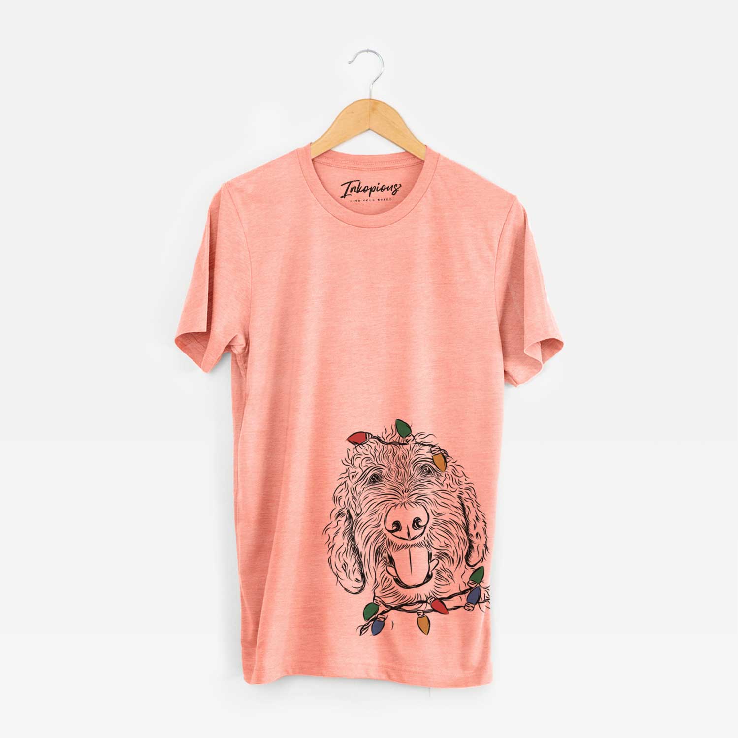 Christmas Lights Dixie the Doodle - Unisex Crewneck